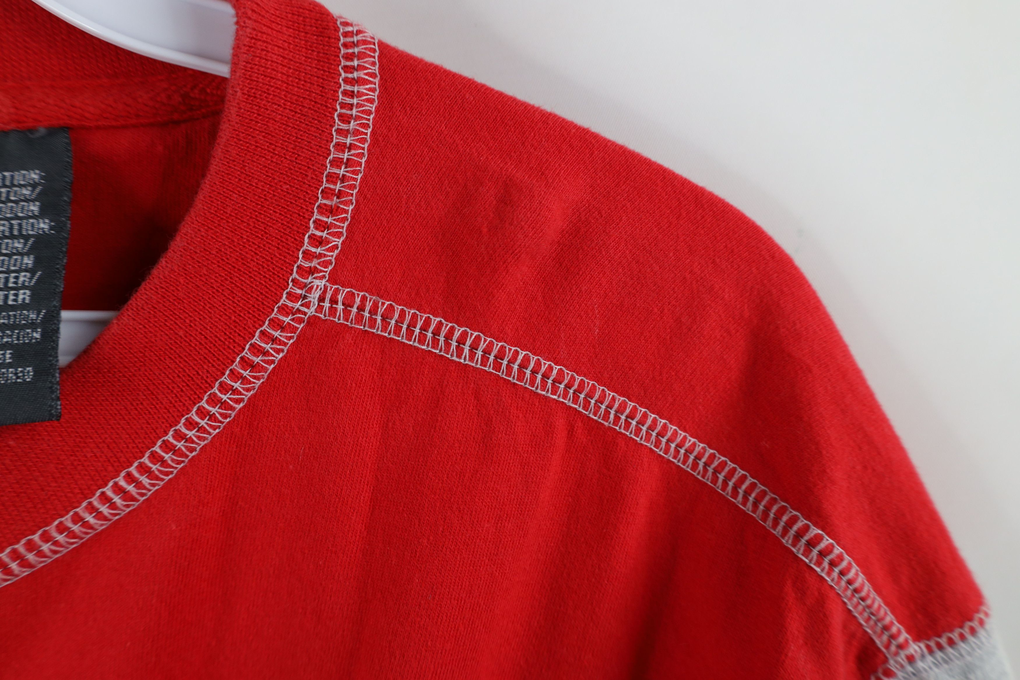 Vintage Vintage 90s Ohio State University Long Sleeve T-Shirt Red Size US M / EU 48-50 / 2 - 5 Thumbnail
