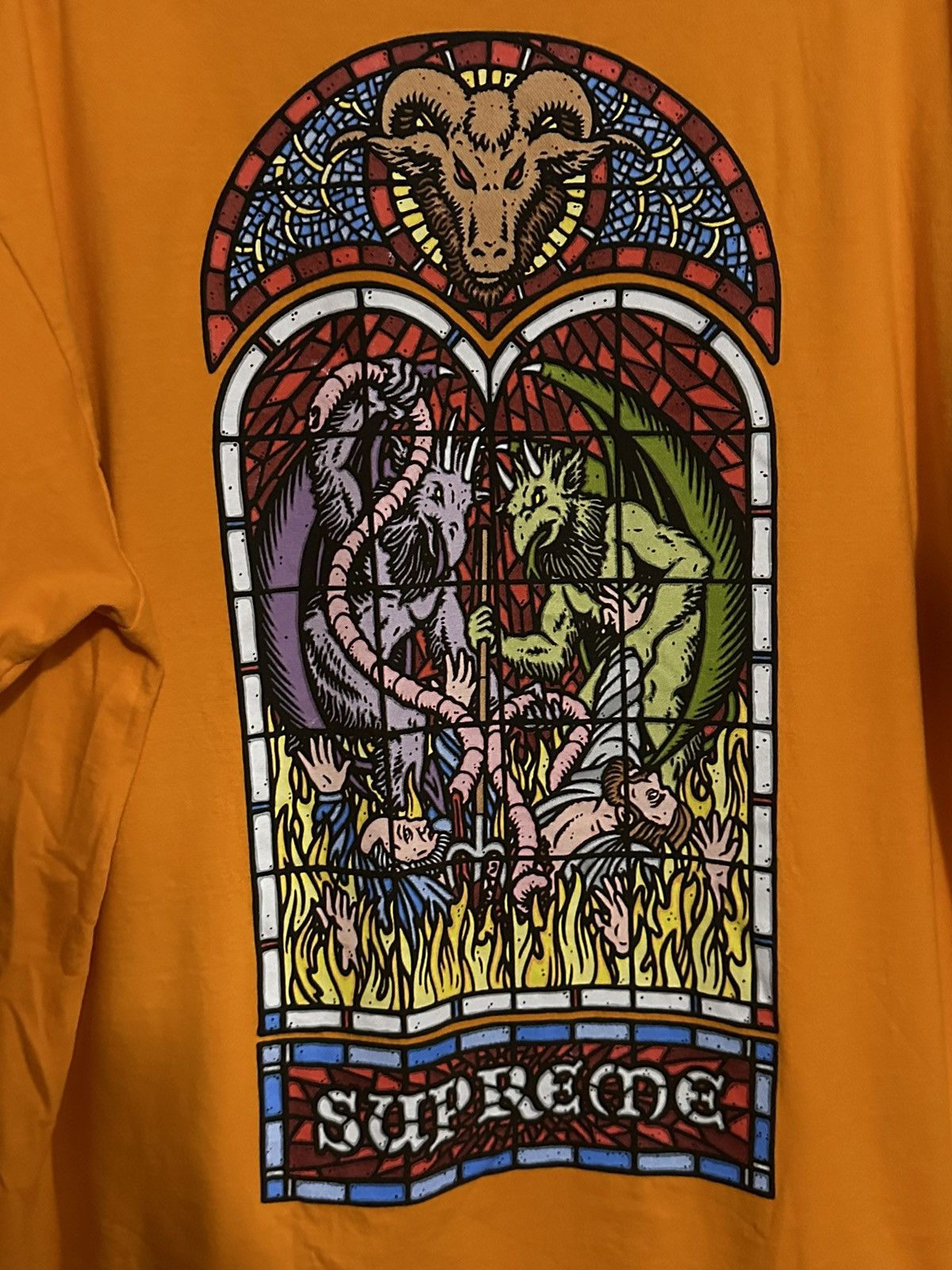 Supreme Supreme Worship Tee Size US XL / EU 56 / 4 - 2 Thumbnail