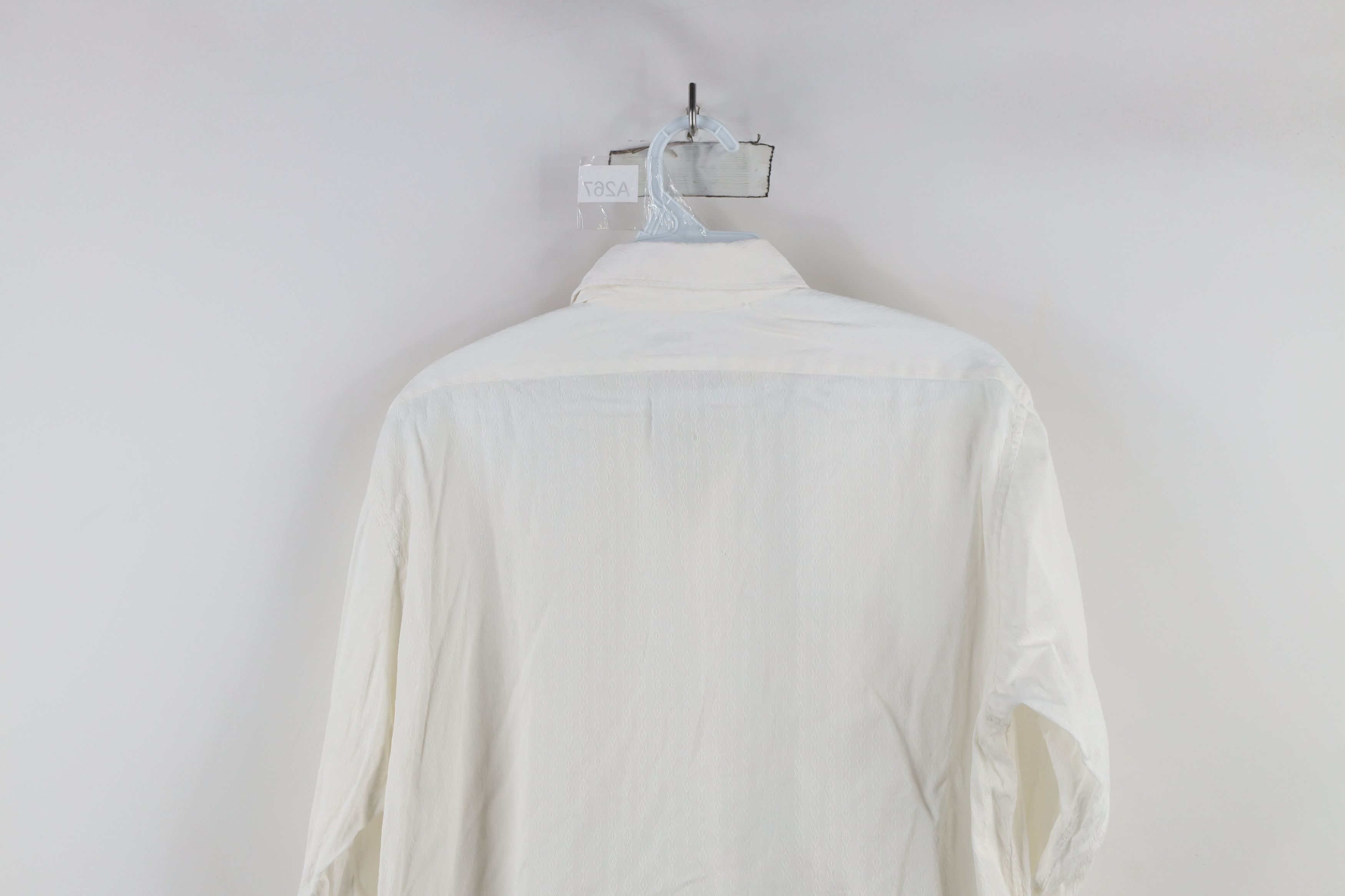 Vintage Vintage 50s Rockabilly Diamond Collared Button Shirt USA Size US M / EU 48-50 / 2 - 13 Thumbnail