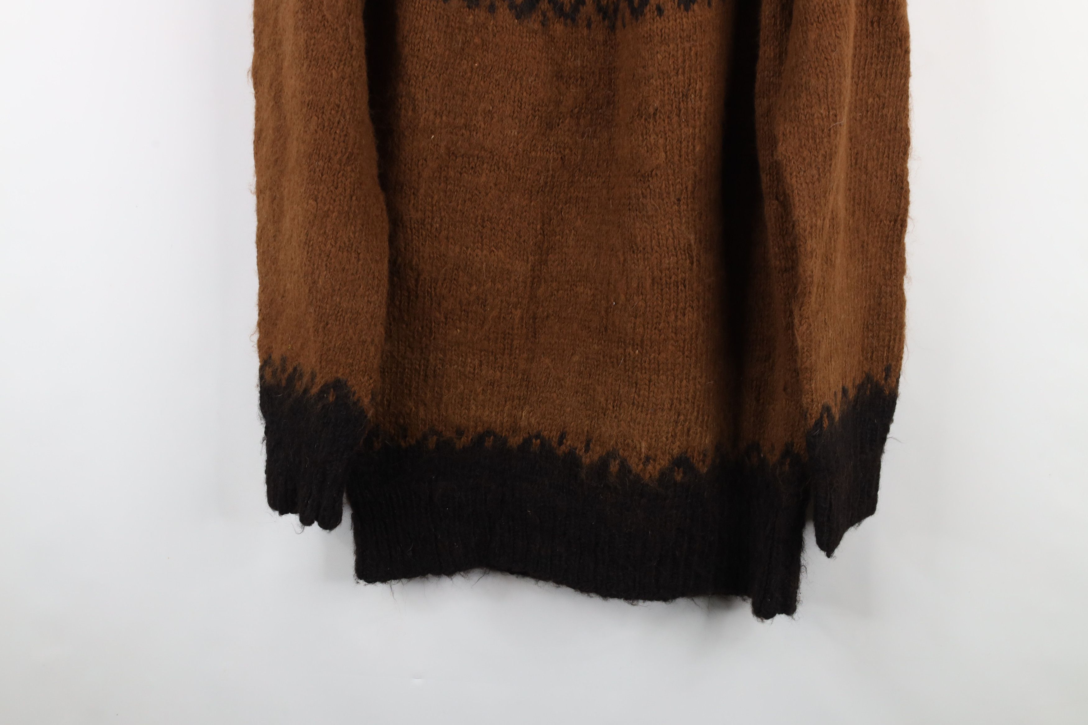 Vintage Vintage 90s Streetwear Alpaca Wool Knit Crewneck Sweater Size XL / US 12-14 / IT 48-50 - 12 Thumbnail