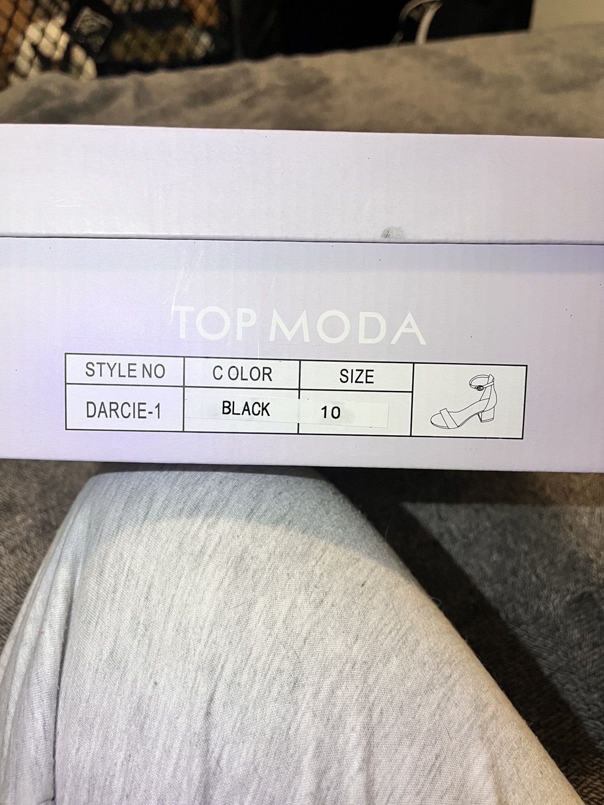 Other Top Moda Darcie-1 Block Heel Sandals – Worn Once w/ Box Size US 10 / IT 40 - 2 Thumbnail