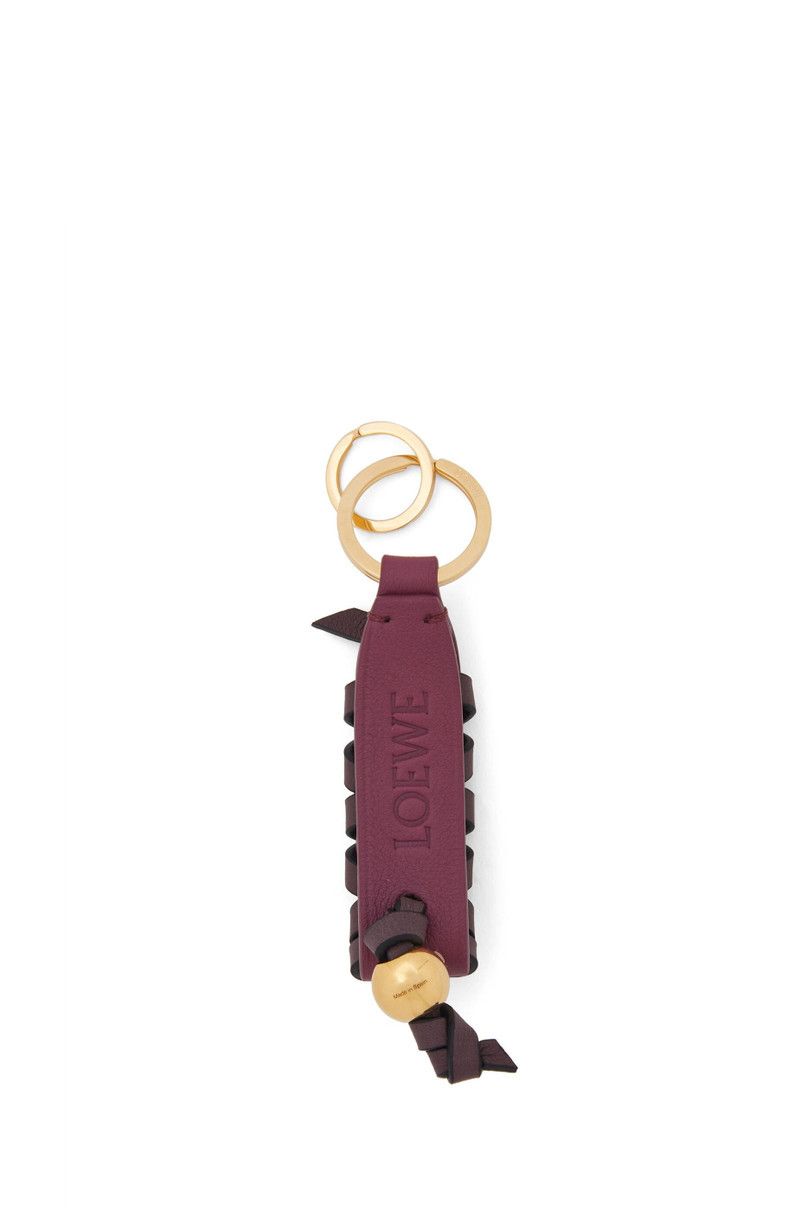 Loewe o1in1g0526 Size: OS / Cross Braided Keyring Classic Calfskin Size ONE SIZE - 2 Thumbnail