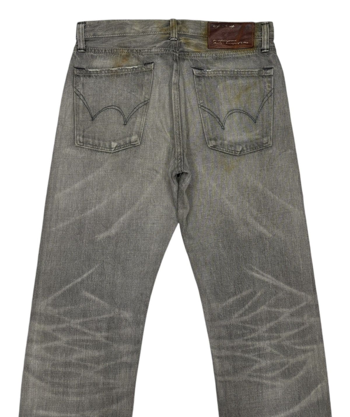 Edwin 🔥Rare Edwin Smoke Grey Clawmark Selvedge Denim Jeans Size US 30 / EU 46 - 7 Thumbnail