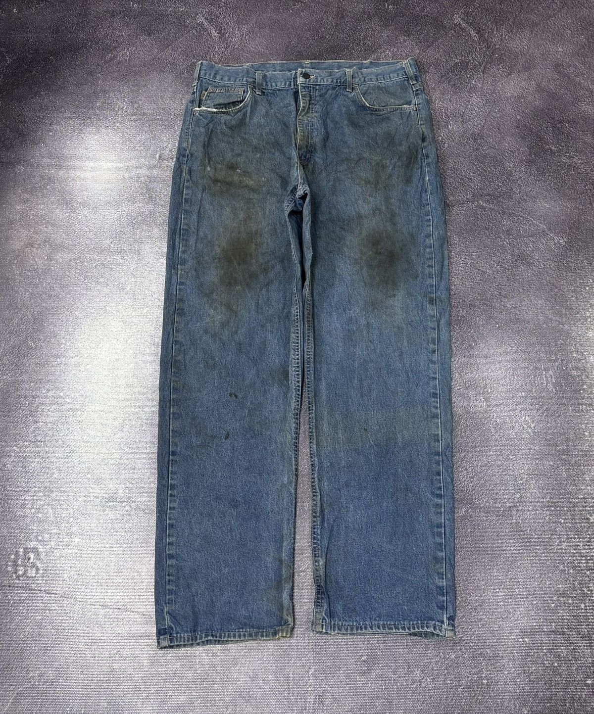 Carhartt Vintage 90s Carhartt Flame Resistant USA Work Denim Jeans Size US 40 / EU 56 - 2 Thumbnail