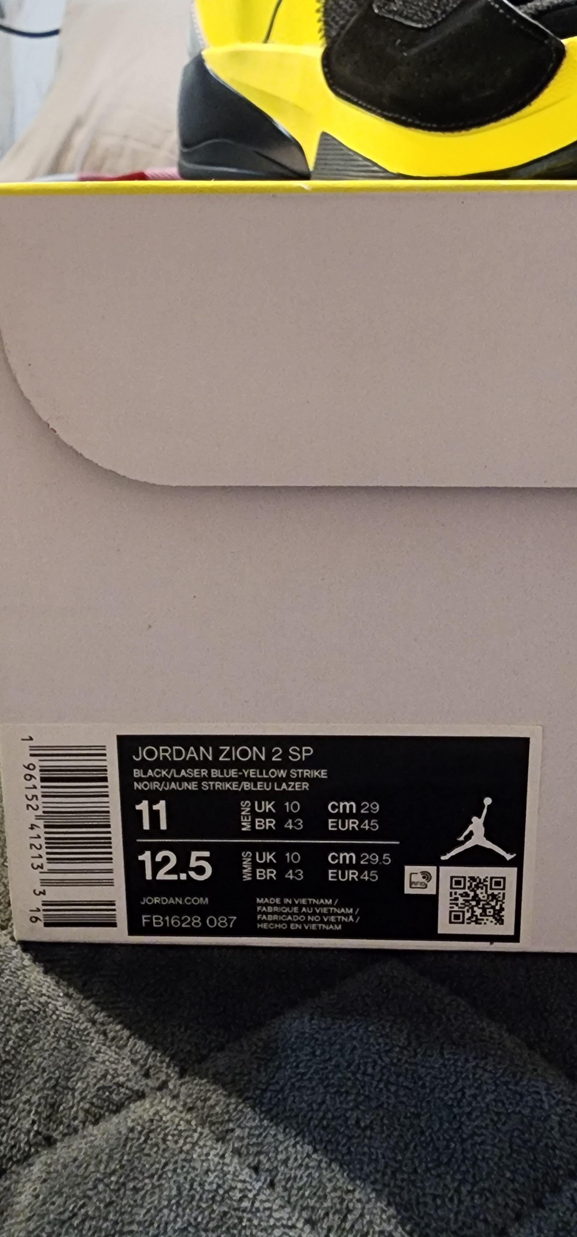 Jordan Brand Jordan Zion 2's (Naruto vs Sasuke) Size 11 *DeadStock* Size US 11 / EU 44 - 7 Thumbnail