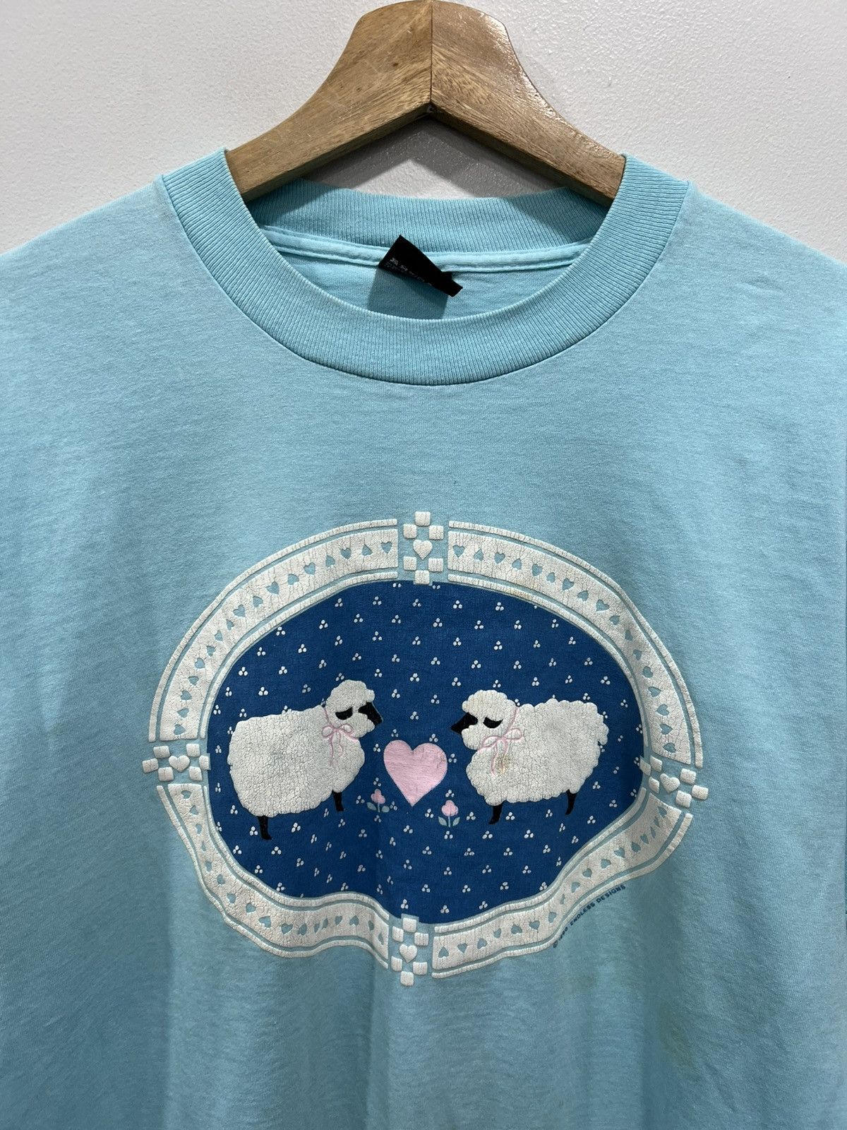 Vintage Vintage Sheep Animal Tee Shirt farm zoo Size US XL / EU 56 / 4 - 3 Thumbnail