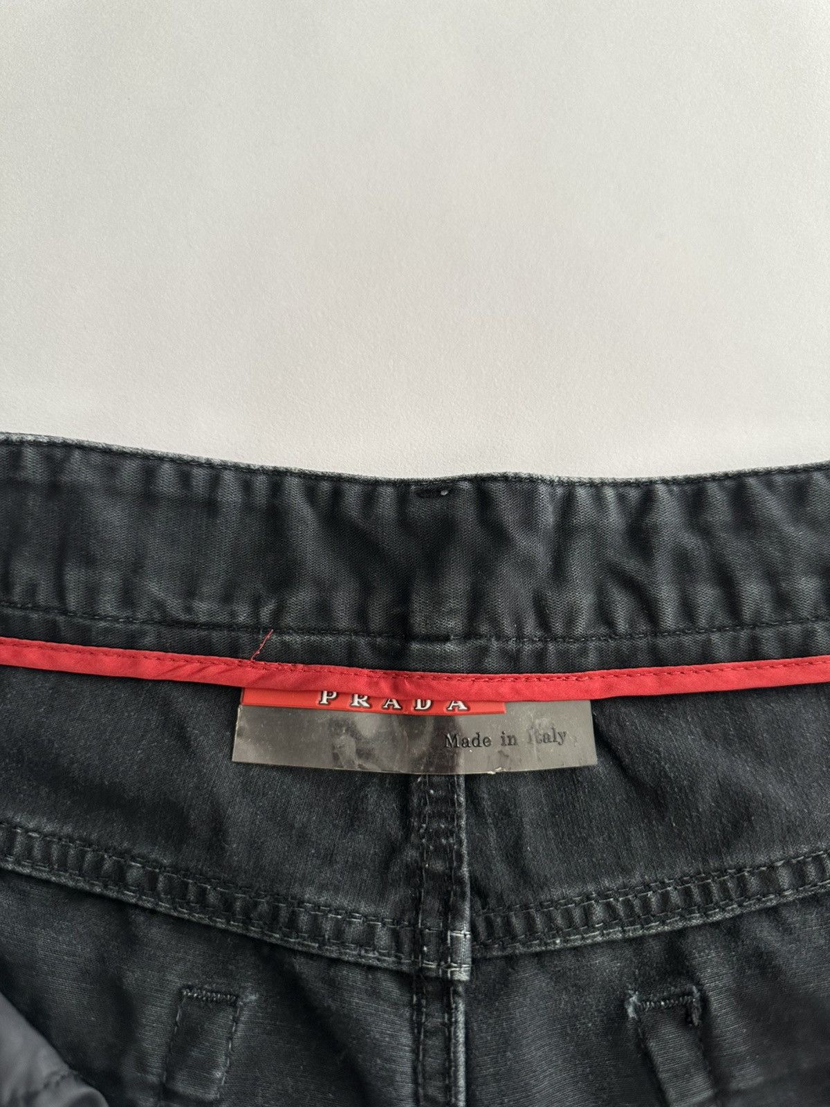 Prada Prada Early 2000’s Washed Heavy Cotton Pants Size US 30 / EU 46 - 9 Thumbnail