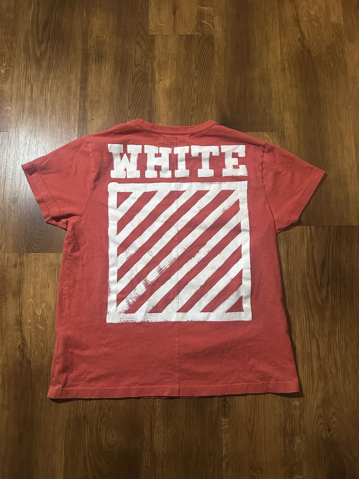 Off-White Off-White brushed diagonal tee Size US S / EU 44-46 / 1 - 2 Thumbnail