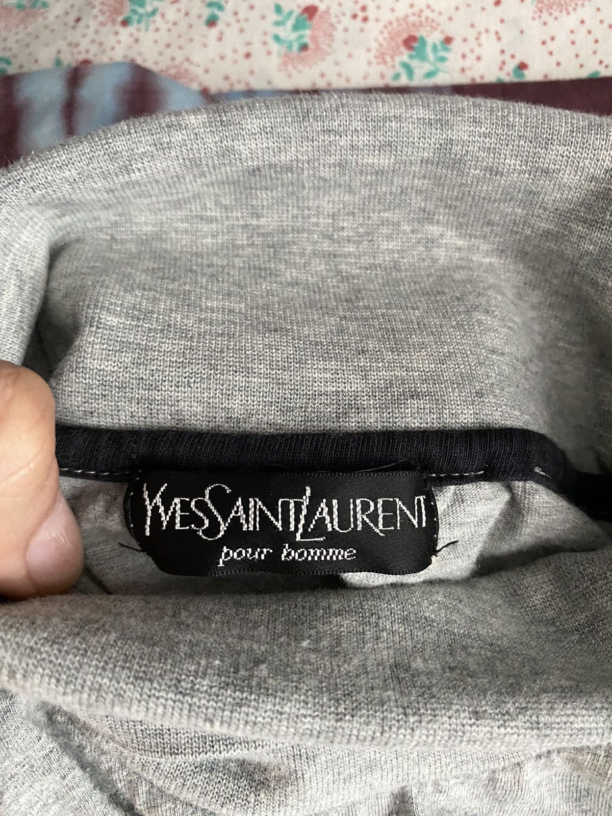 Yves Saint Laurent 90's YSL Turtleneck Grey YSL Sweatshirt YSL Sweater Size US M / EU 48-50 / 2 - 4 Thumbnail