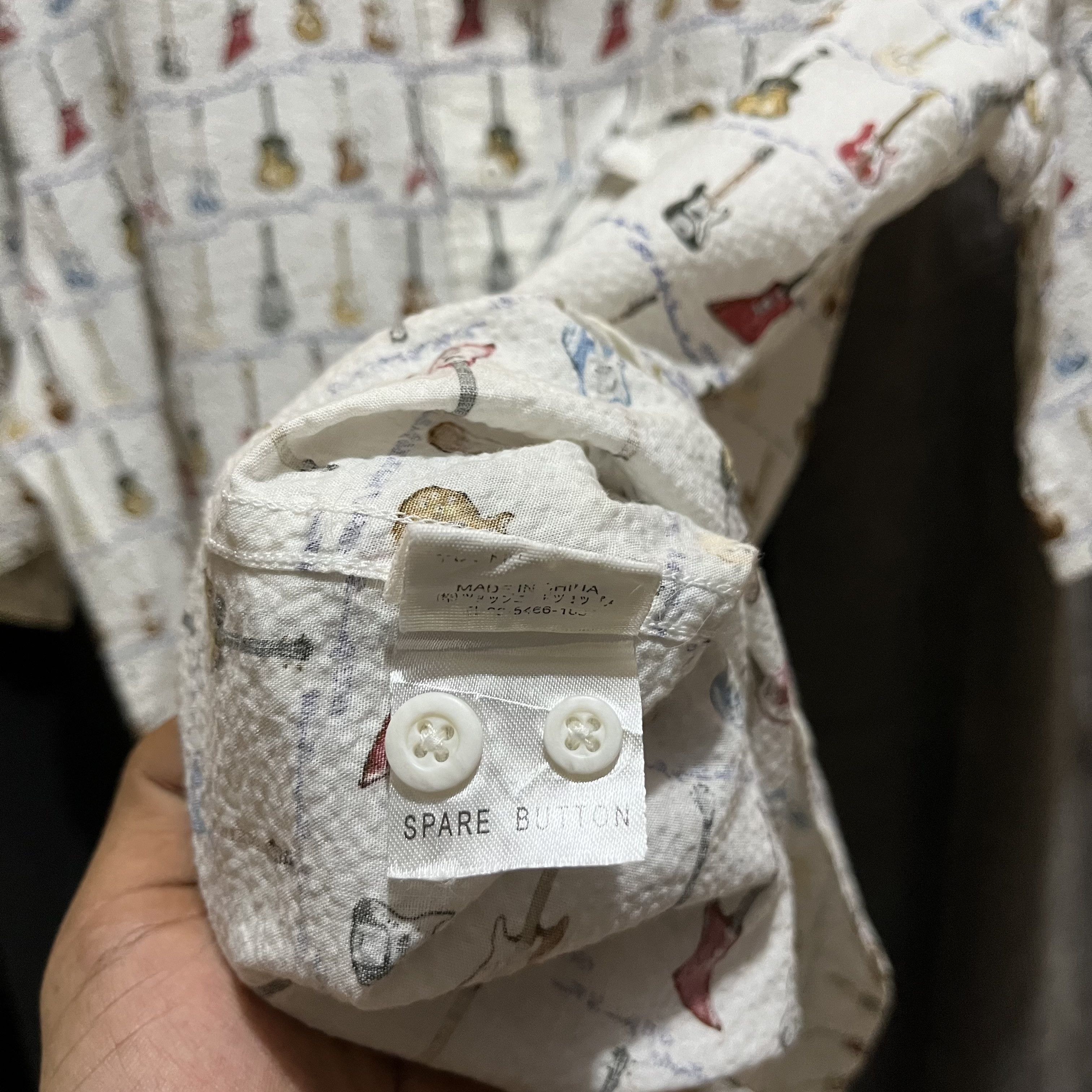 Designer × If Six Was Nine × Vintage Pier bianca all over print guitar short sleeve Size US XL / EU 56 / 4 - 6 Thumbnail
