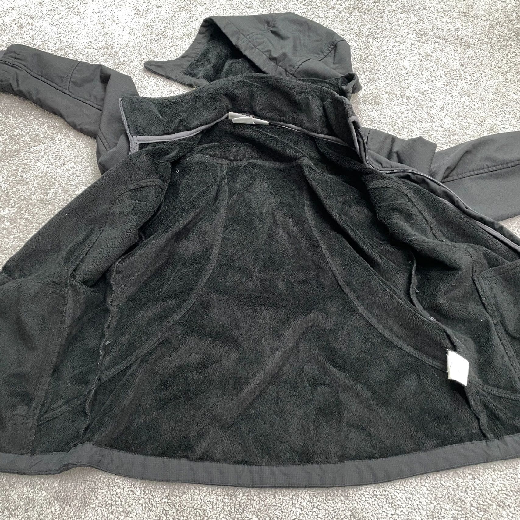 Free Country Free Country Hoodie Jacket Womens Medium Black Outdoor Trail Soft Fleece Lined Size M / US 6-8 / IT 42-44 - 3 Thumbnail