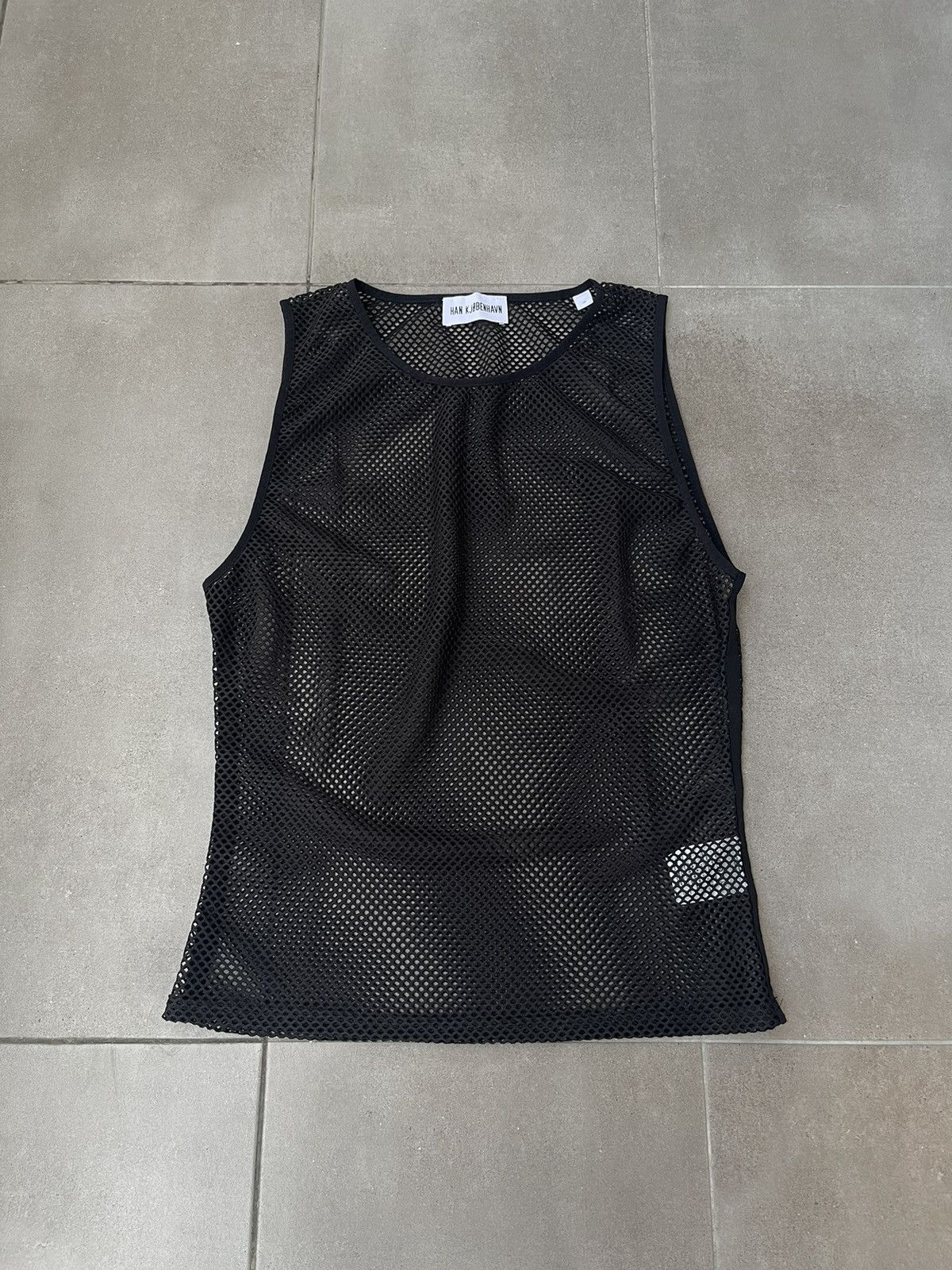 Han Kjobenhavn !DS! SS23 Han Kjobenhavn Laser Black Transparent Tank top Size US M / EU 48-50 / 2 - 8 Thumbnail
