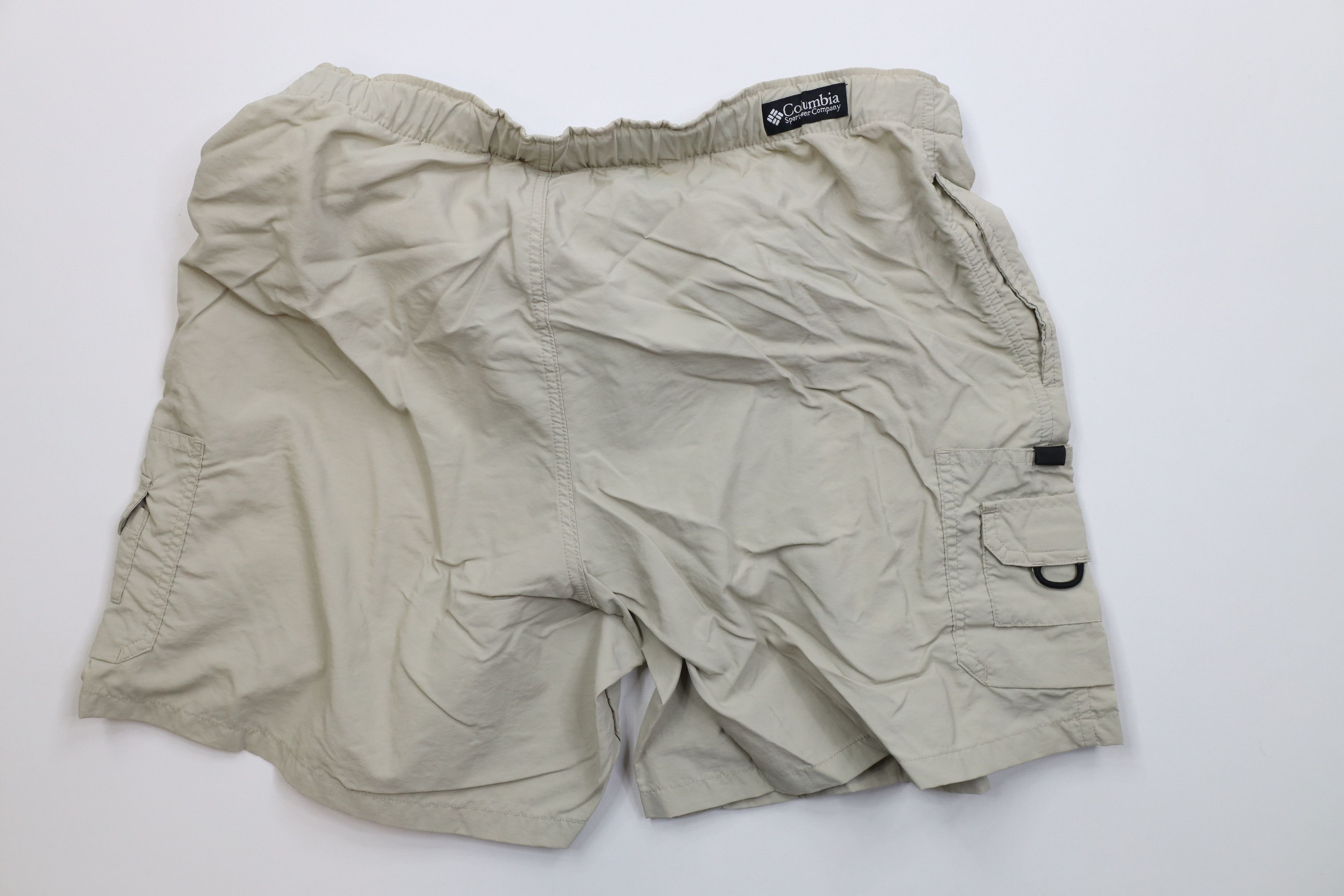 Columbia Vintage 90s Y2K Columbia Above Knee Cargo Shorts Beige Size US 32 / EU 48 - 7 Thumbnail