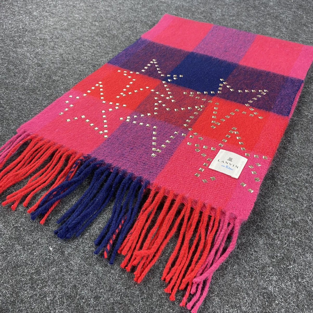 Lanvin × Vintage Lanvin Scarf # Muffler # Neckwear # D273 Size ONE SIZE - 9 Thumbnail