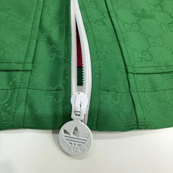 Gucci GUCCI x Adidas Green Striped Jacket for Women-2507 Size XXS / US 00 / IT 34 - 9 Thumbnail