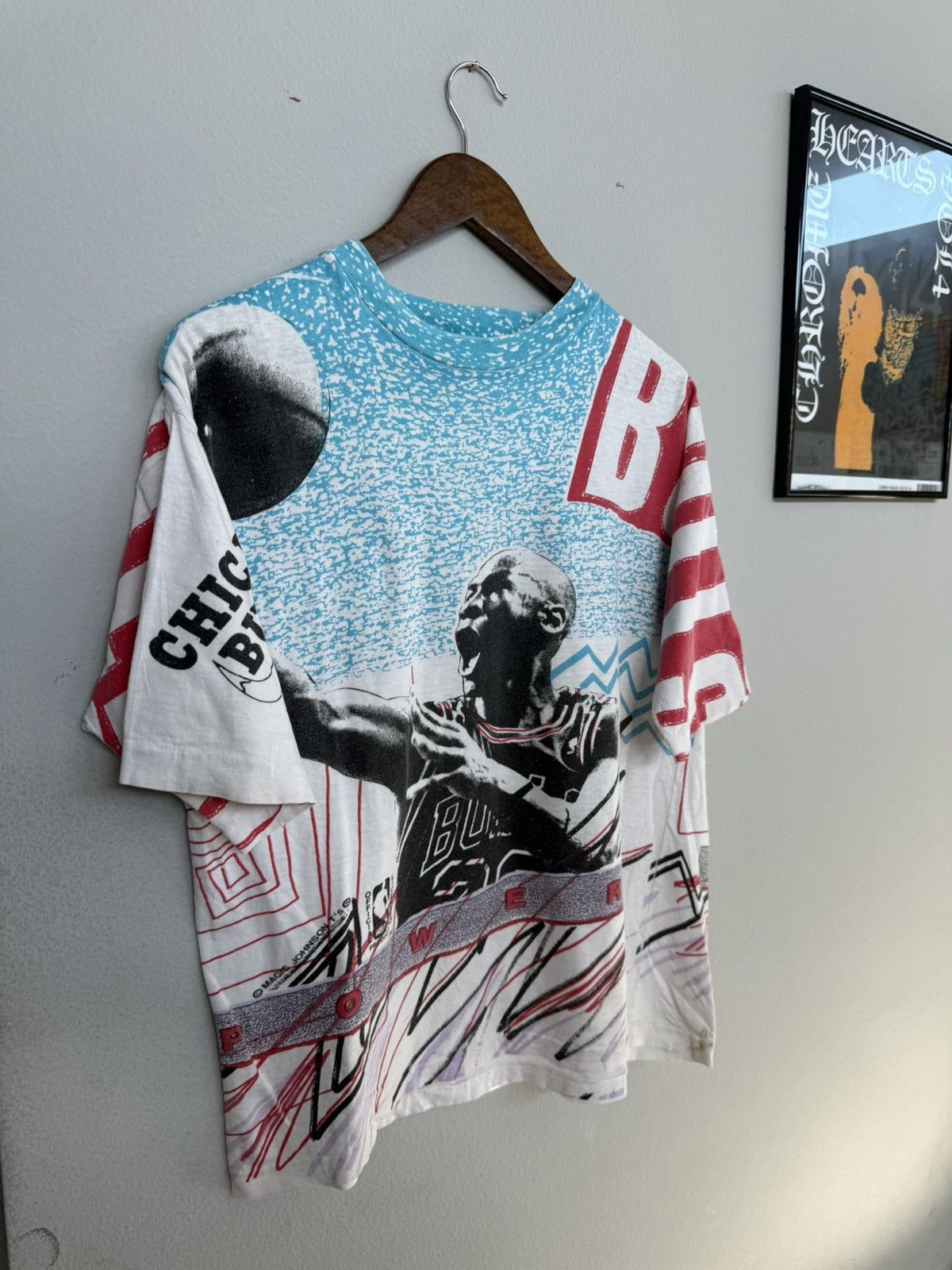 Other Vintage 90s AOP Michael Jordan Single Stitch Size US L / EU 52-54 / 3 - 1 Thumbnail
