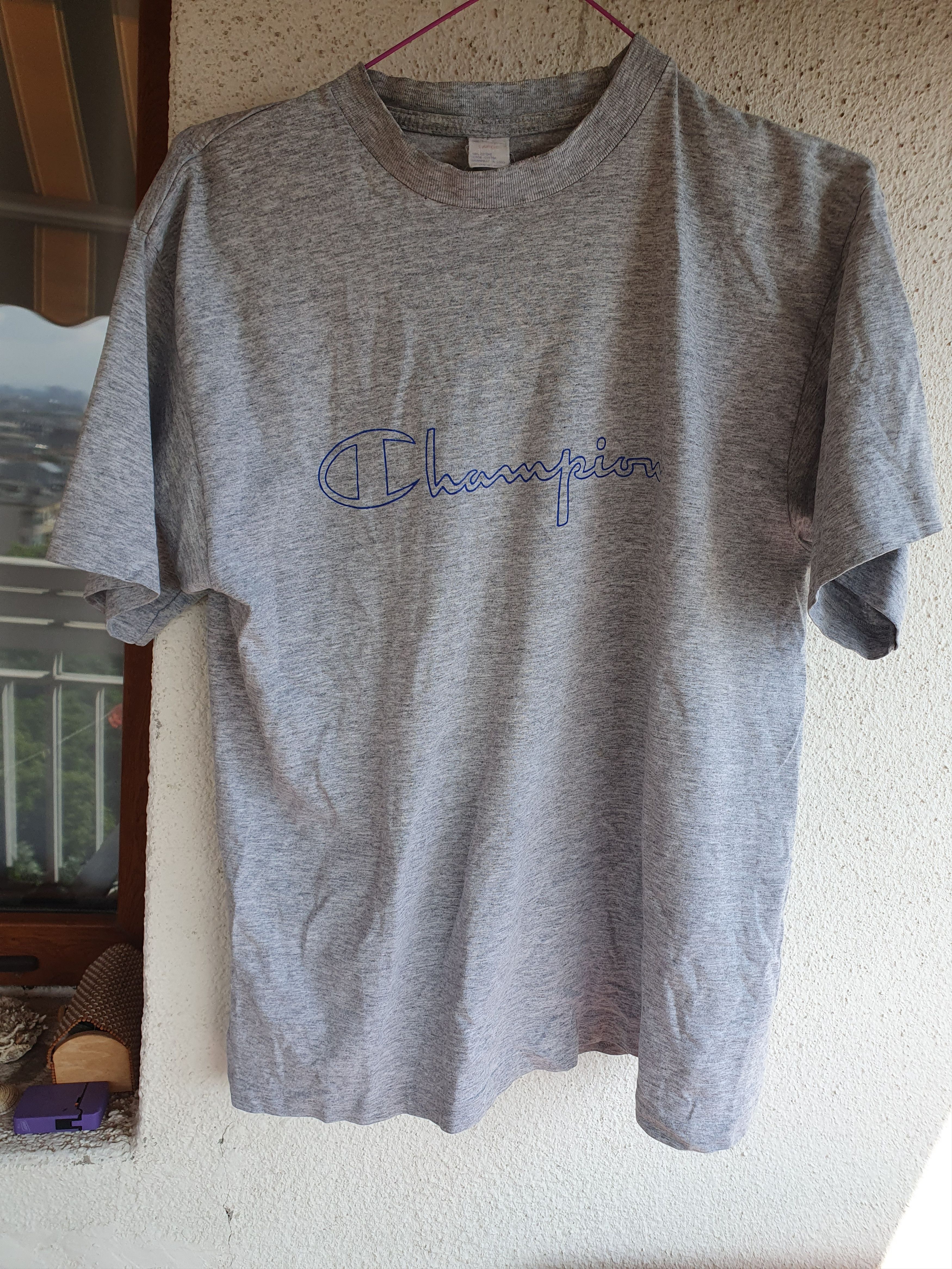 Champion Champion Made in Italy Vtg single stitch t-shirt sz L? Size US M / EU 48-50 / 2 - 1 Thumbnail