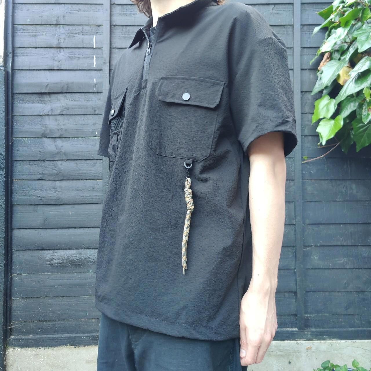 Other Japanese Black Quarter-zip Pocket Shirt Size US M / EU 48-50 / 2 - 3 Thumbnail