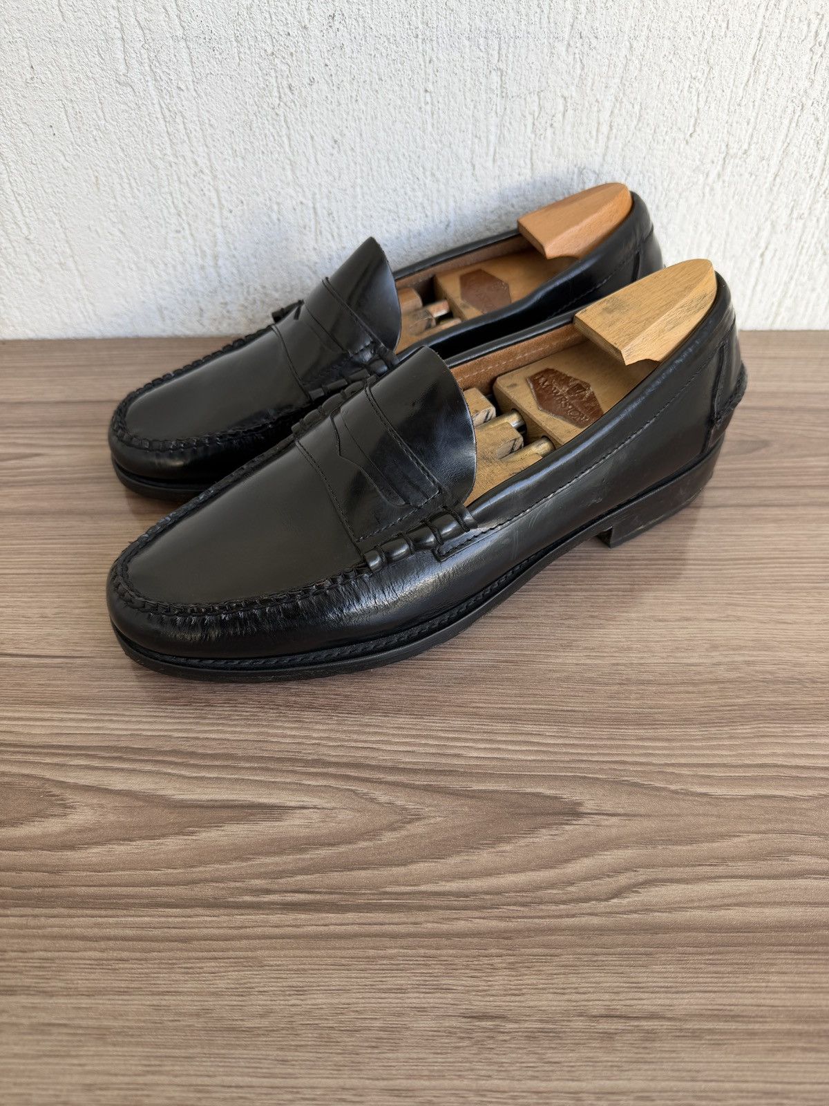 Prada Brushed leather penny loafers Size US 9.5 / EU 42-43 - 1 Thumbnail