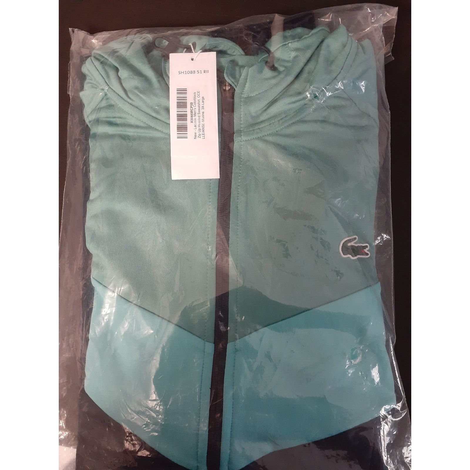 Lacoste Lacoste Men's Colorblock Zip Up Hooded Sweatshirt 3XL Size US XXL / EU 58 / 5 - 2 Thumbnail