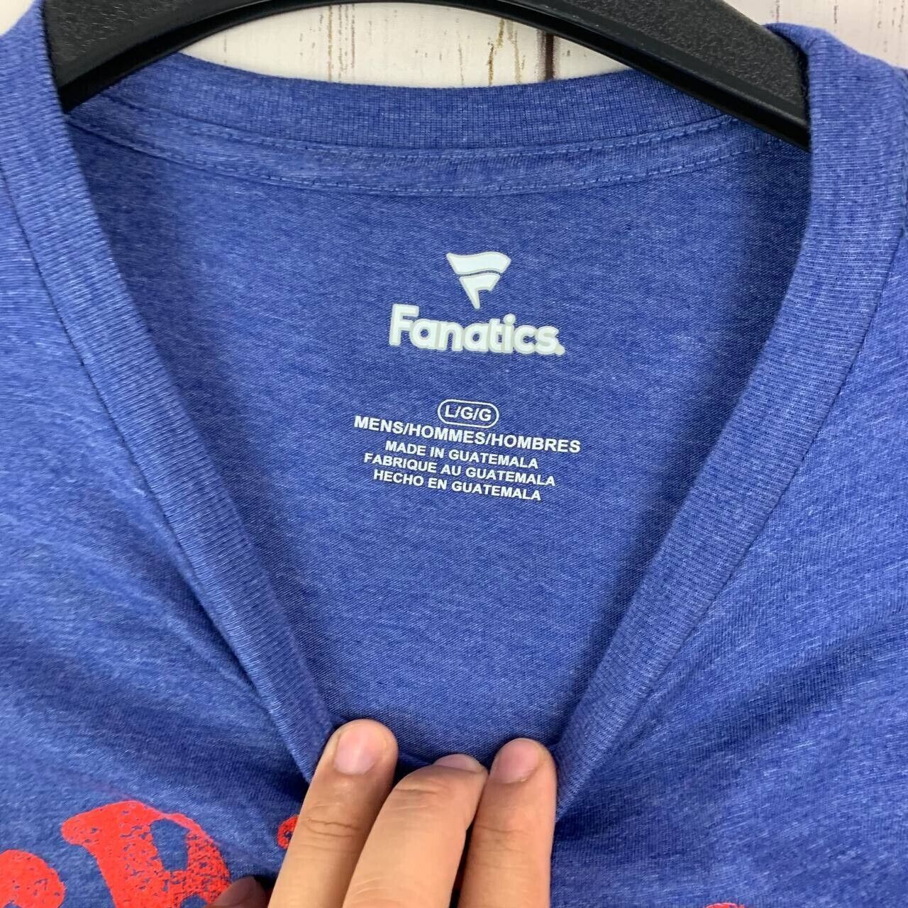MLB Texas Rangers MLB Large Fanatics Casual T-Shirt Blue New Men Size US L / EU 52-54 / 3 - 3 Thumbnail