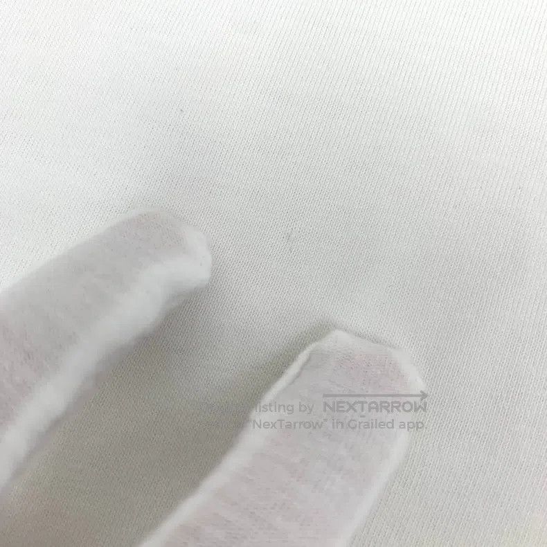 Balenciaga Balenciaga White Logo Letter Embroidered Cotton Round Neck Size US S / EU 44-46 / 1 - 8 Thumbnail