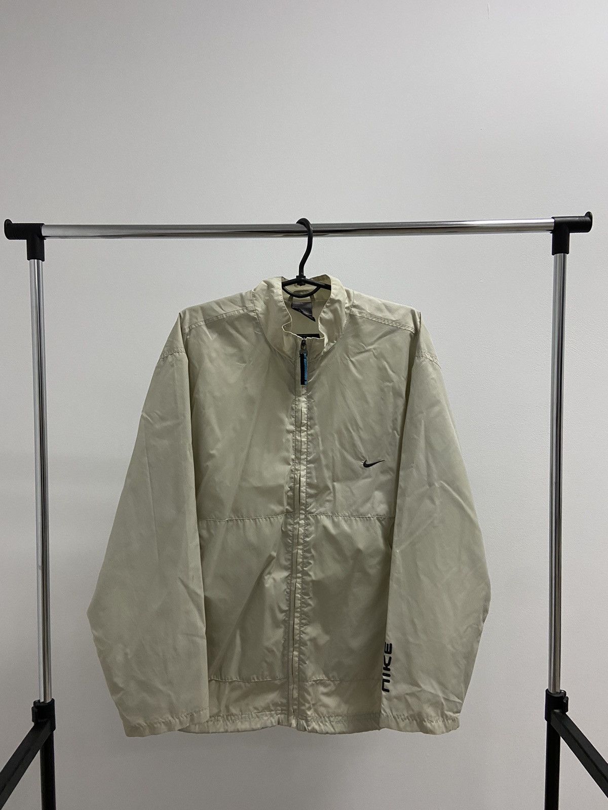Nike × Vintage Nike Jacket Nylon Vintage Big Logo Zip Size US S / EU 44-46 / 1 - 1 Thumbnail