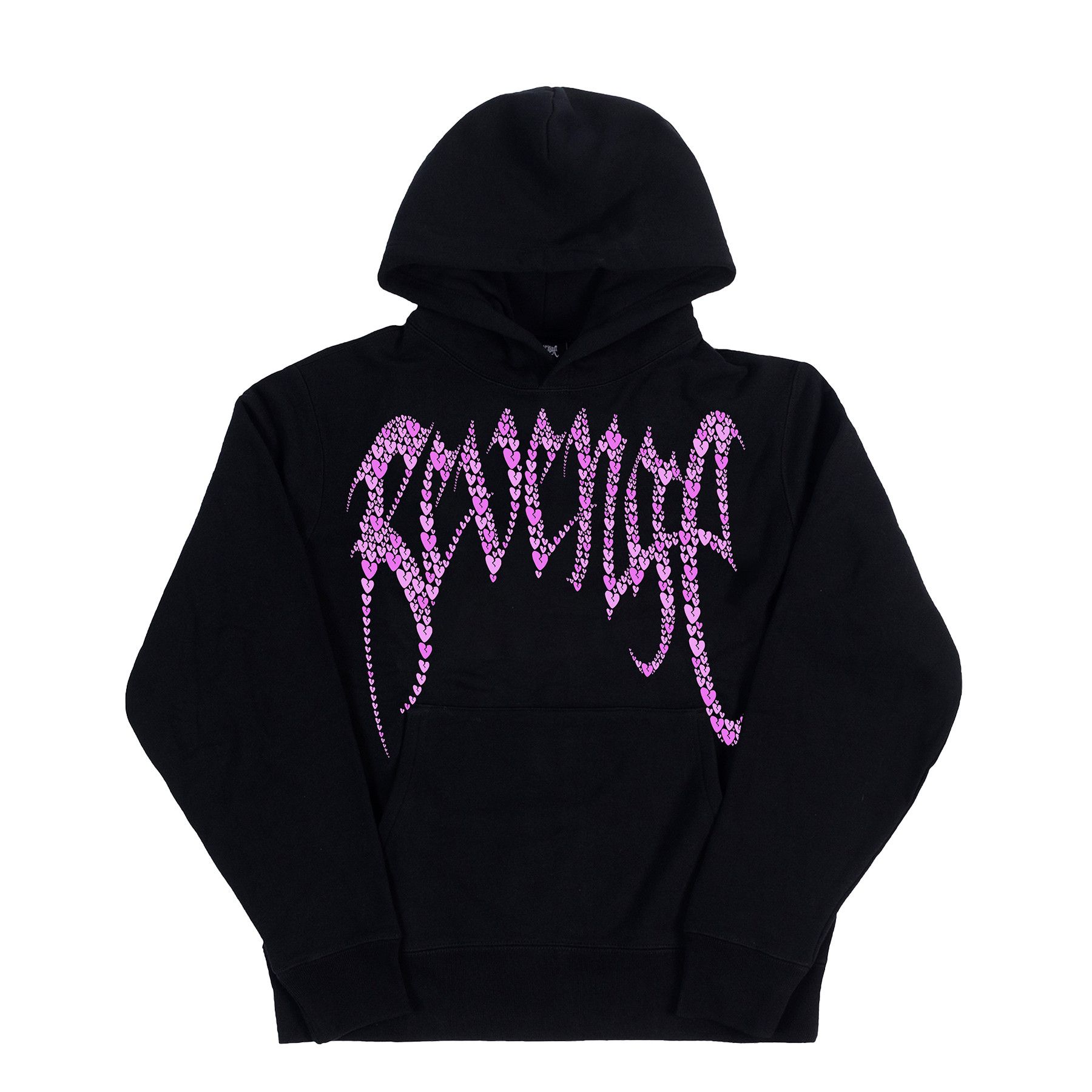 Revenge Pink Hearts Arch Logo Hoodie