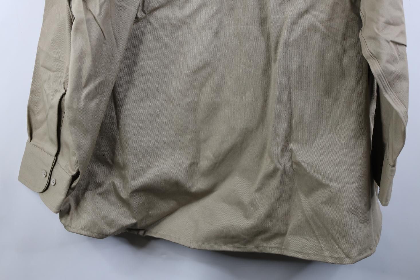 Carhartt Deadstock Vintage 90s Carhartt Button Shirt Khaki Tan USA Size US XXL / EU 58 / 5 - 15 Thumbnail