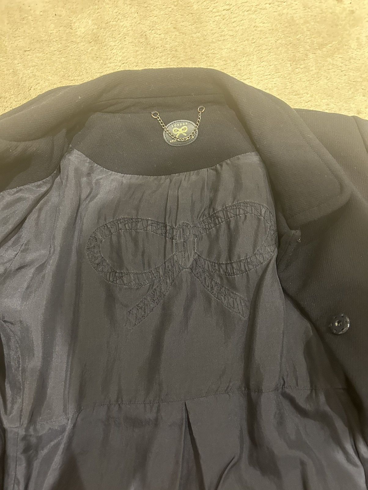 Anya Hindmarch Anya Hindmarch pea coat navy Size M / US 6-8 / IT 42-44 - 6 Thumbnail