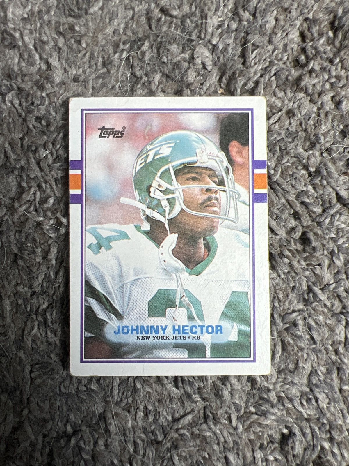 NFL 1989 Topps #227 Johnny Hector Card Size ONE SIZE - 1 Thumbnail
