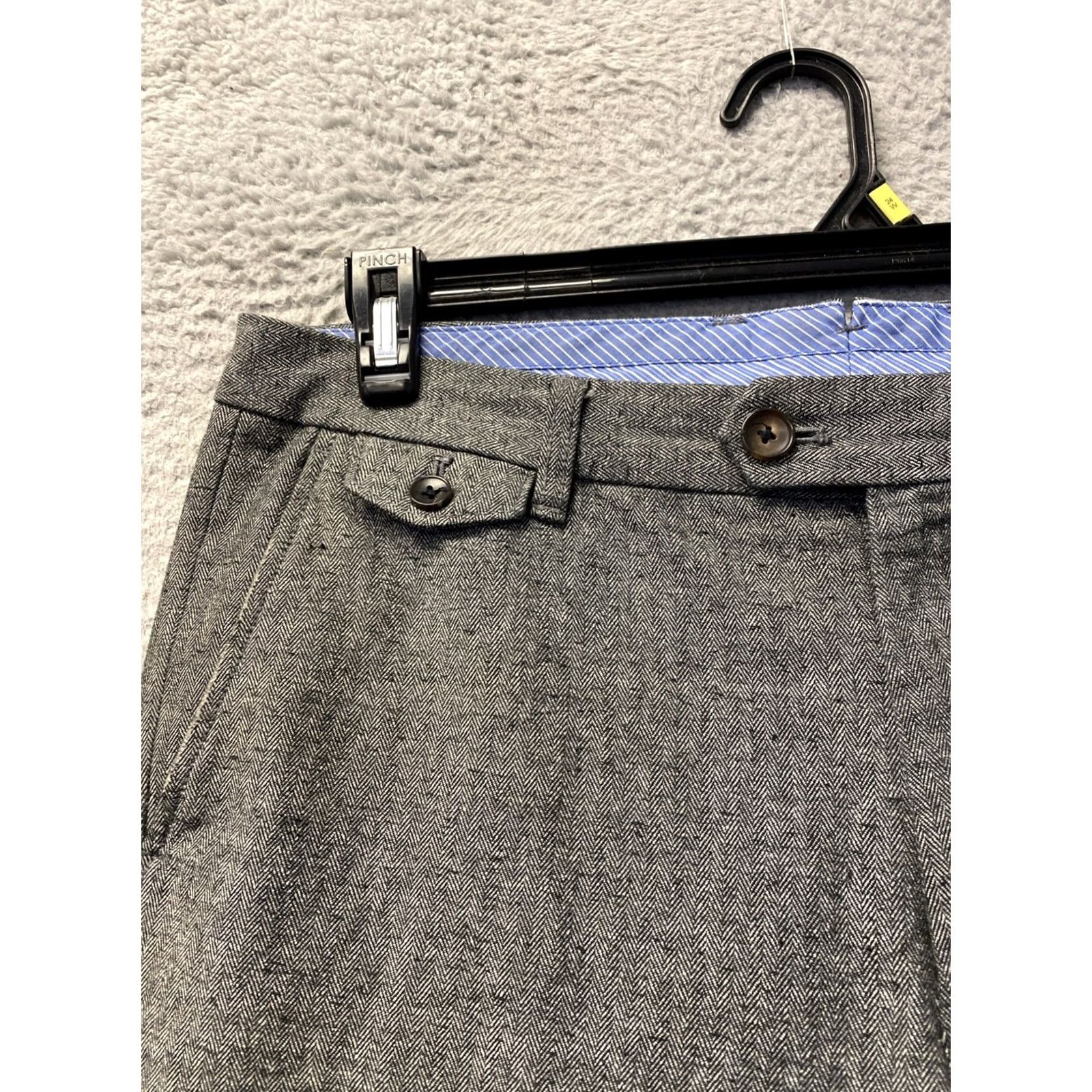 Bonobos Bonobos Dress Pants Men 34X32 Pepper Gray Japanese Fabric /0752 Pepper Gray Dress Pants Mens Straight Leg Classic Fit 34x32 Bonobos Brand Size US 34 / EU 50 - 2 Thumbnail