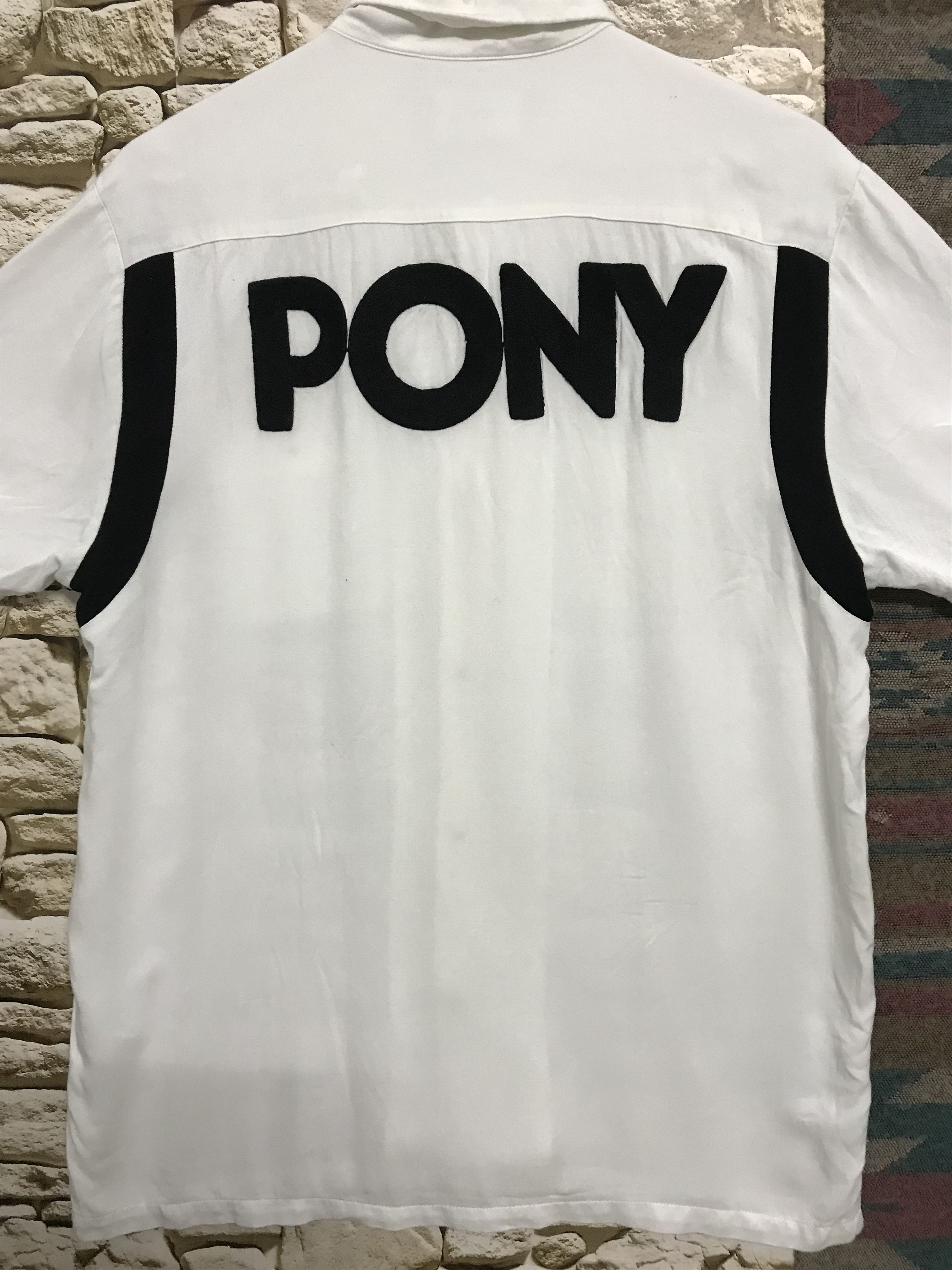 PONY Pony Rayon Bowling Shirt Size US L / EU 52-54 / 3 - 5 Thumbnail