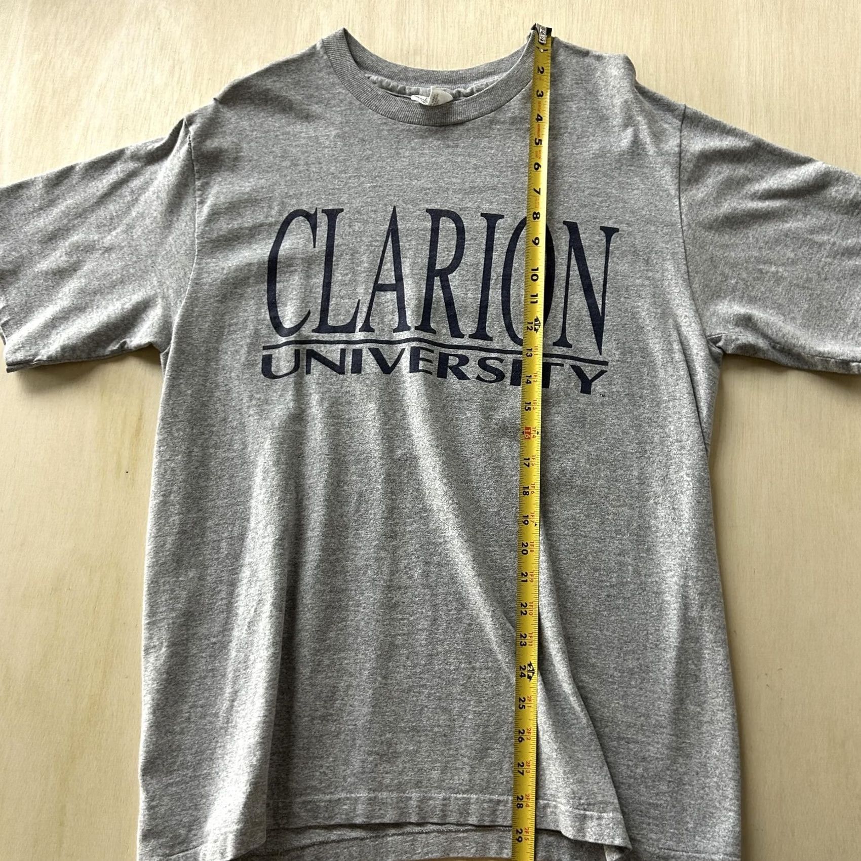 Vintage Vintage Clarion University Shirt Mens Large Gray Tee Cotton Exchange T-Shirt Size US L / EU 52-54 / 3 - 6 Thumbnail