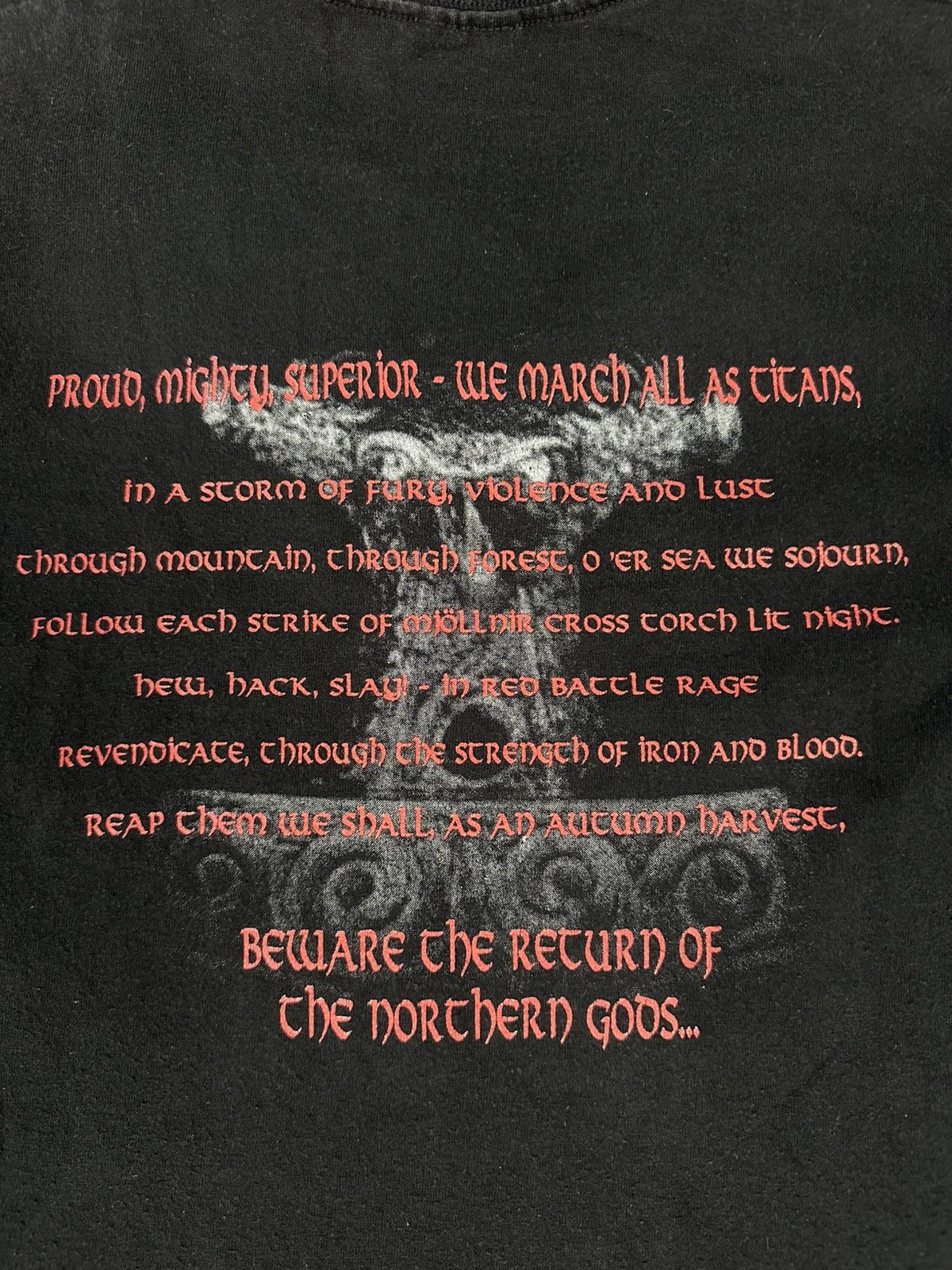Vintage Vintage 2000s Northern Gods T-Shirt Size US L / EU 52-54 / 3 - 8 Thumbnail