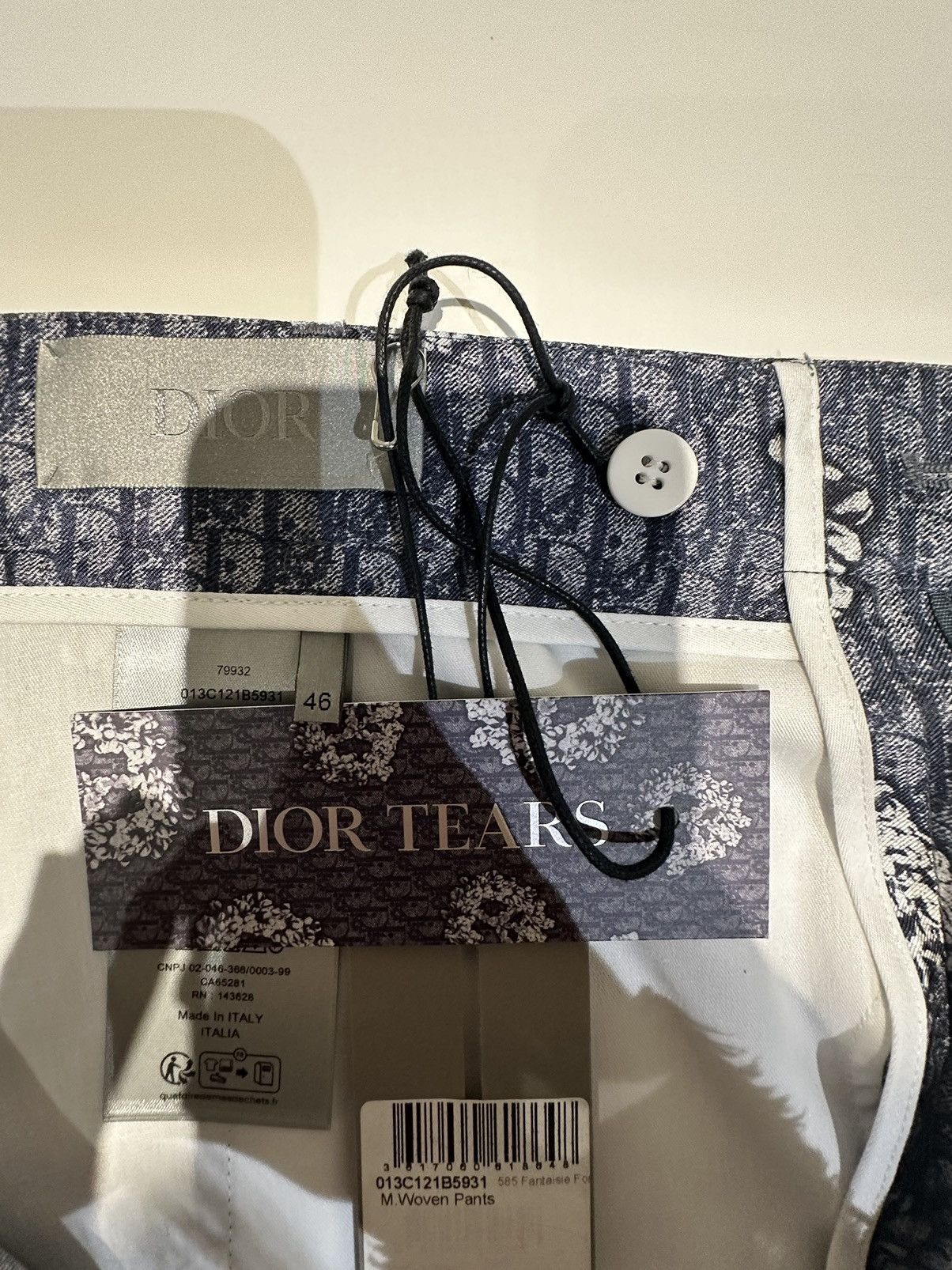 DENIM TEARS × Dior Dior x Denim Tears Silk Bermuda Jean Short Size US 31 - 4 Thumbnail
