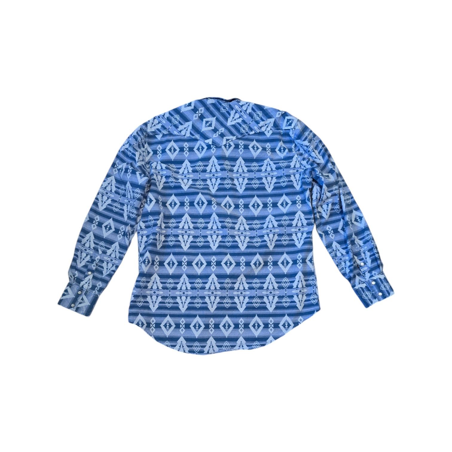 Vintage Vintage Western Snap Button Down Shirt Southwestern Cowboy Size US XL / EU 56 / 4 - 2 Thumbnail