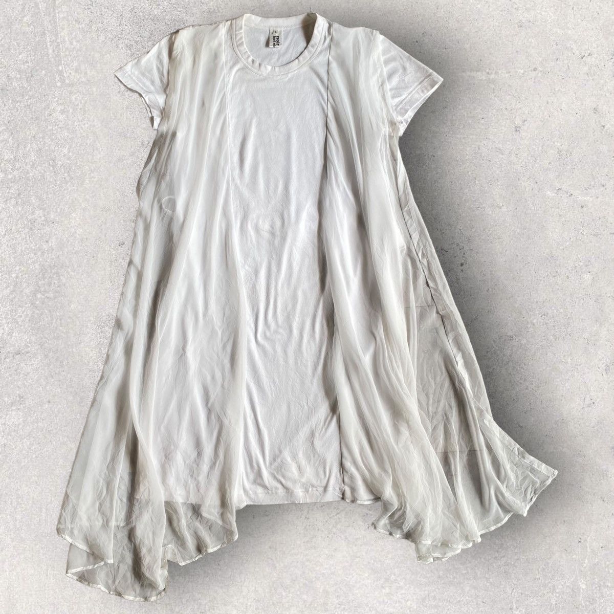 Comme des Garcons Noir Kei Ninomiya Cotton Jersey Dress Size S / US 4 / IT 40 - 1 Thumbnail