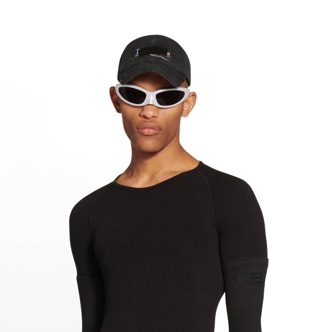 Balenciaga o1mt1gz0924 Compression T-Shirt in Black/Grey Size US S / EU 44-46 / 1 - 2 Thumbnail