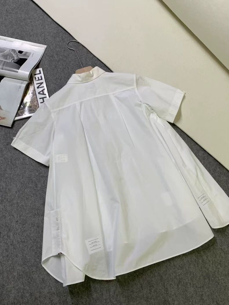 Thom Browne Thom Browne size3 short sleeve shirt Size US L / EU 52-54 / 3 - 4 Thumbnail