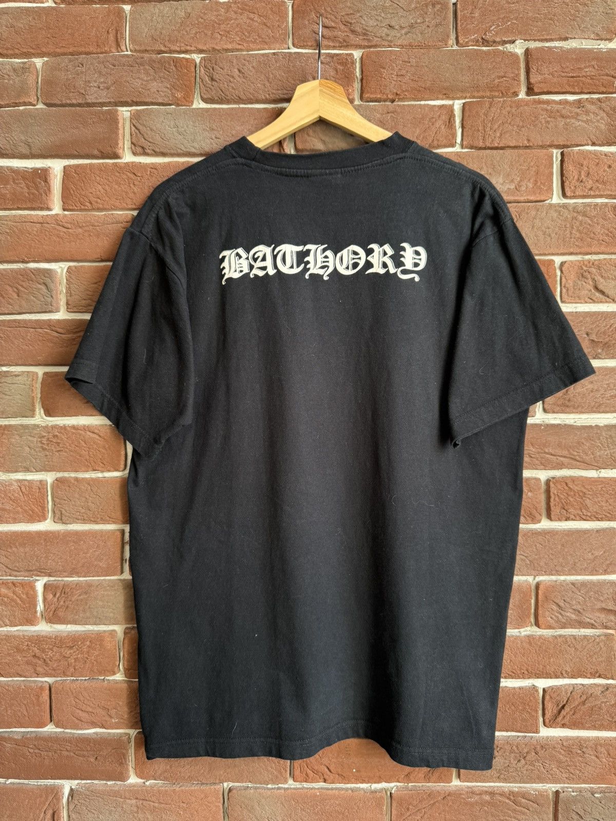 Band Tees Rare Bathory Vintage 00s Band Black Metal T-Shirt Goth Hype Size US L / EU 52-54 / 3 - 2 Thumbnail