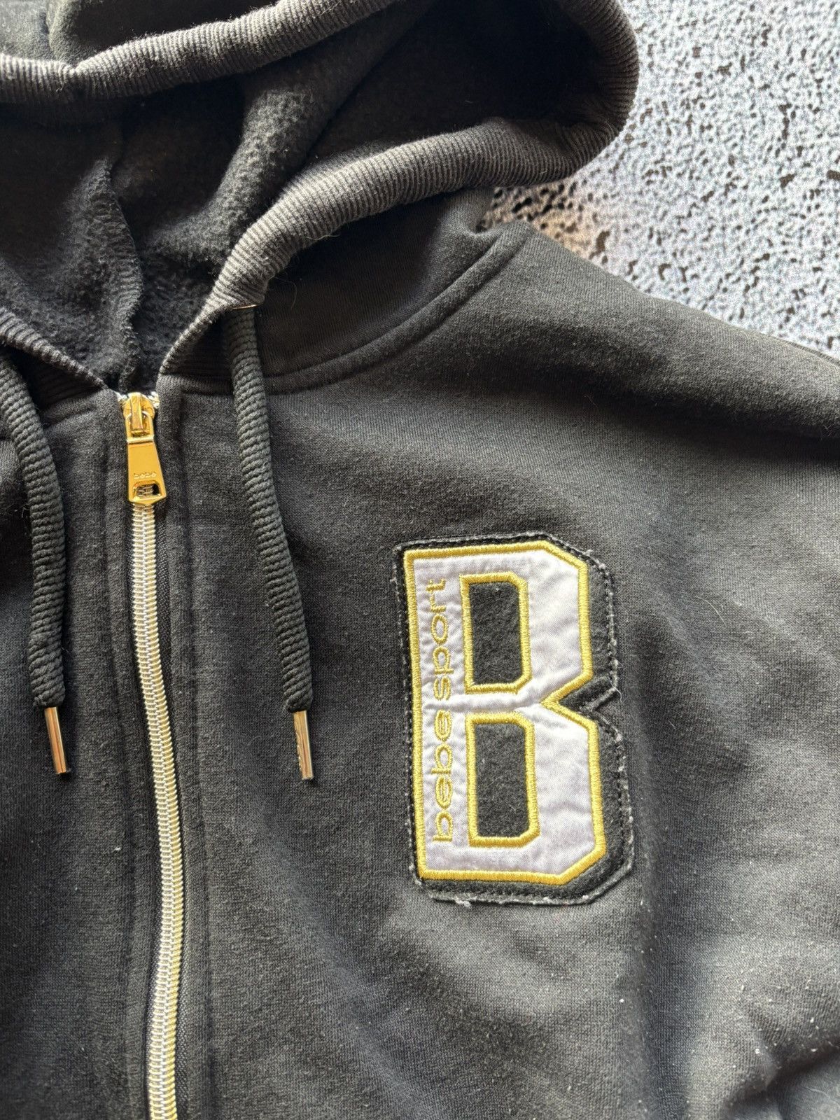 Bebe Cool BEBE Sport Y2K cropped hoodie Size L / US 10 / IT 46 - 4 Thumbnail