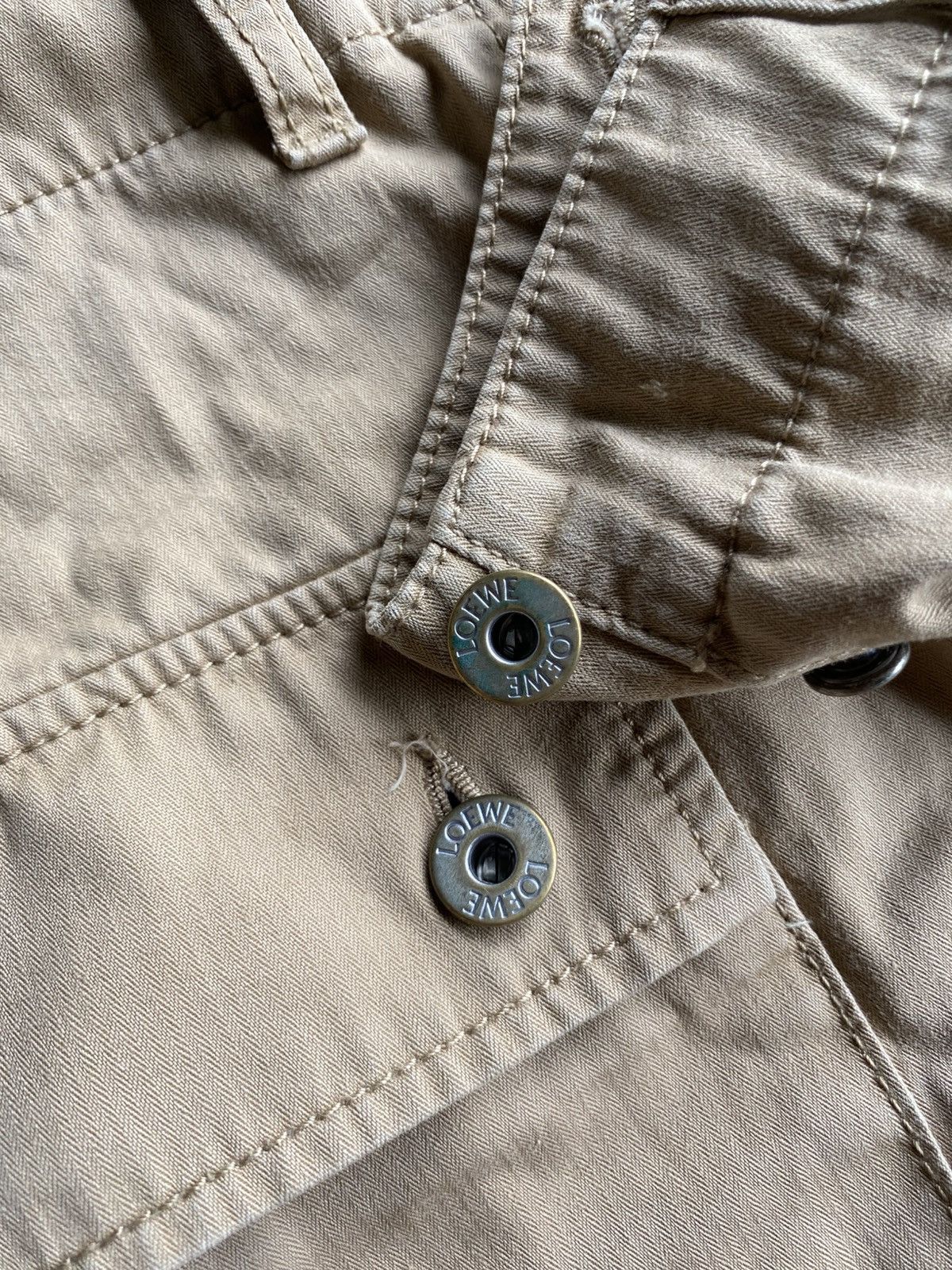 Loewe Loewe Cotton High Waist Cargo Pants Women Size 38" / US 16 / IT 52 - 6 Thumbnail