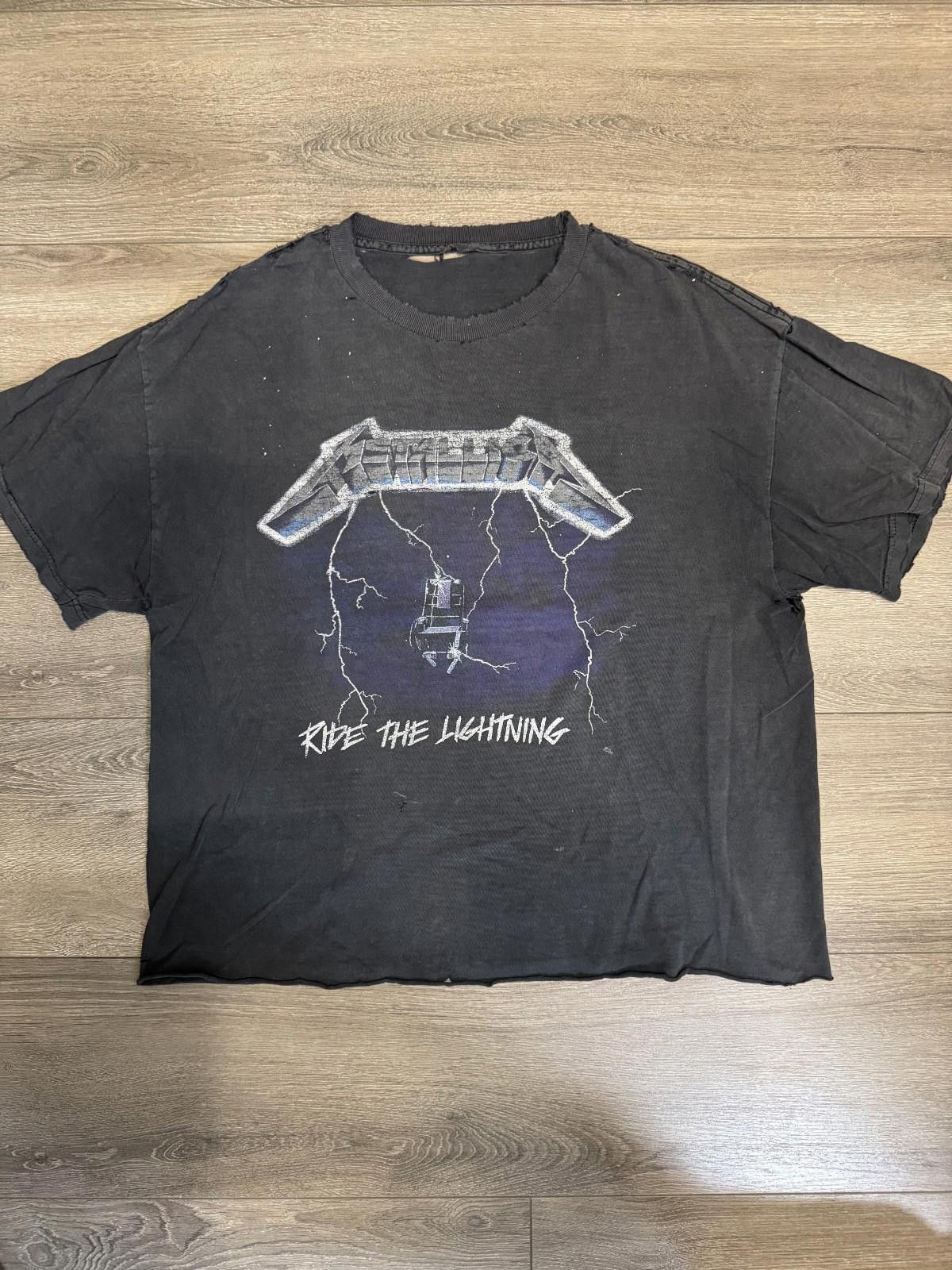 Other VTG 90s Y2K Metallica Ride The Lightning 2nd Print 1994 Size US L / EU 52-54 / 3 - 1 Thumbnail