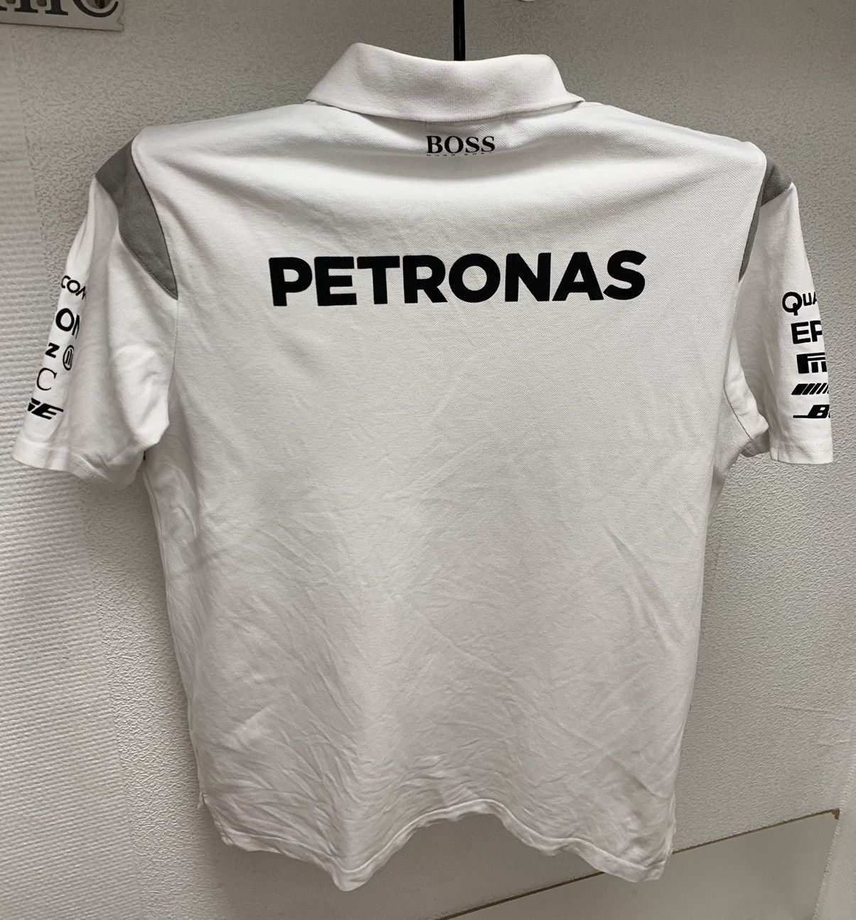 Mercedes-Benz Mercedes Benz Petronas white polo L size Size US L / EU 52-54 / 3 - 2 Thumbnail