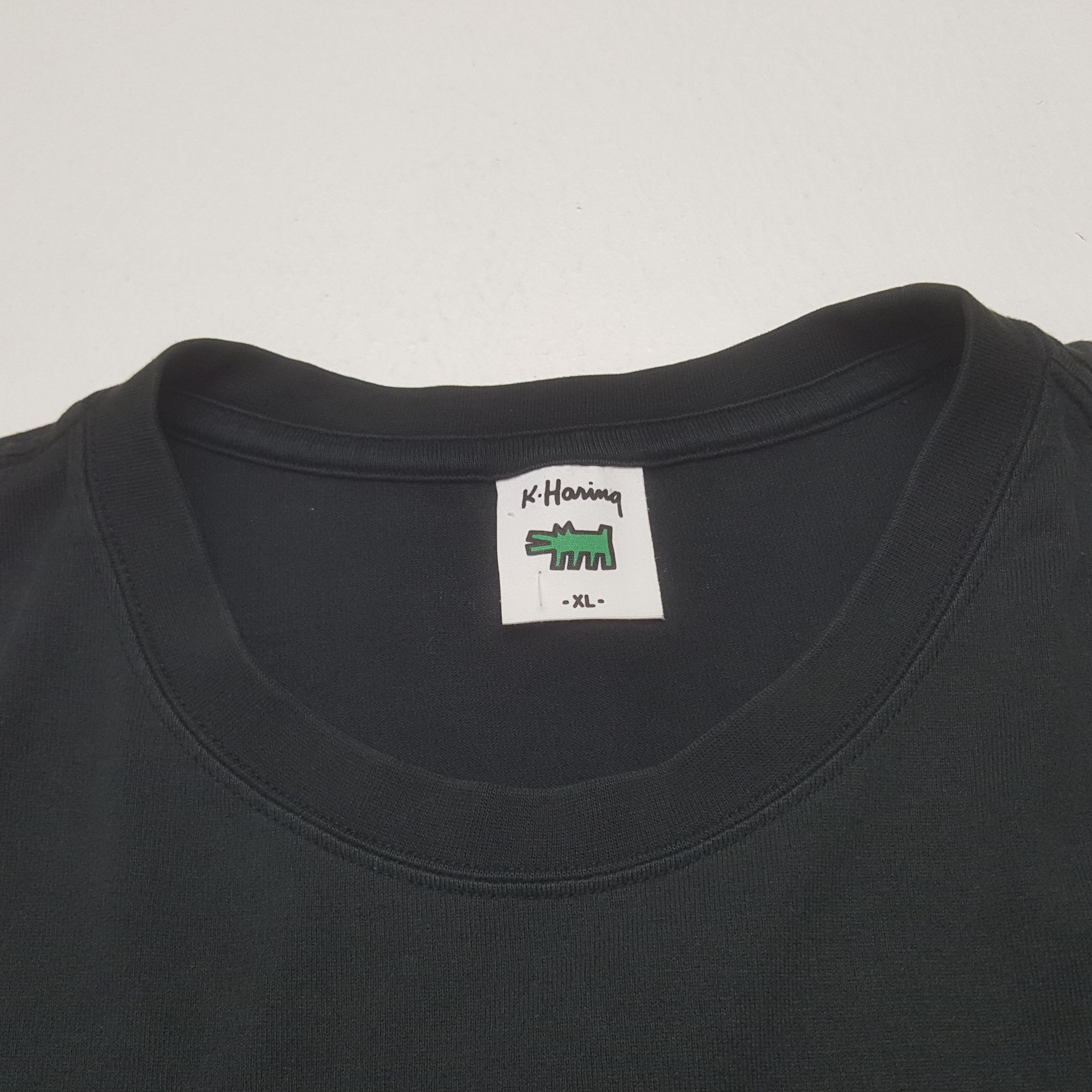 Keith Haring Vintage Keith Haring Pisa89 Streetwear Tshirt C312N6 Size US L / EU 52-54 / 3 - 5 Thumbnail