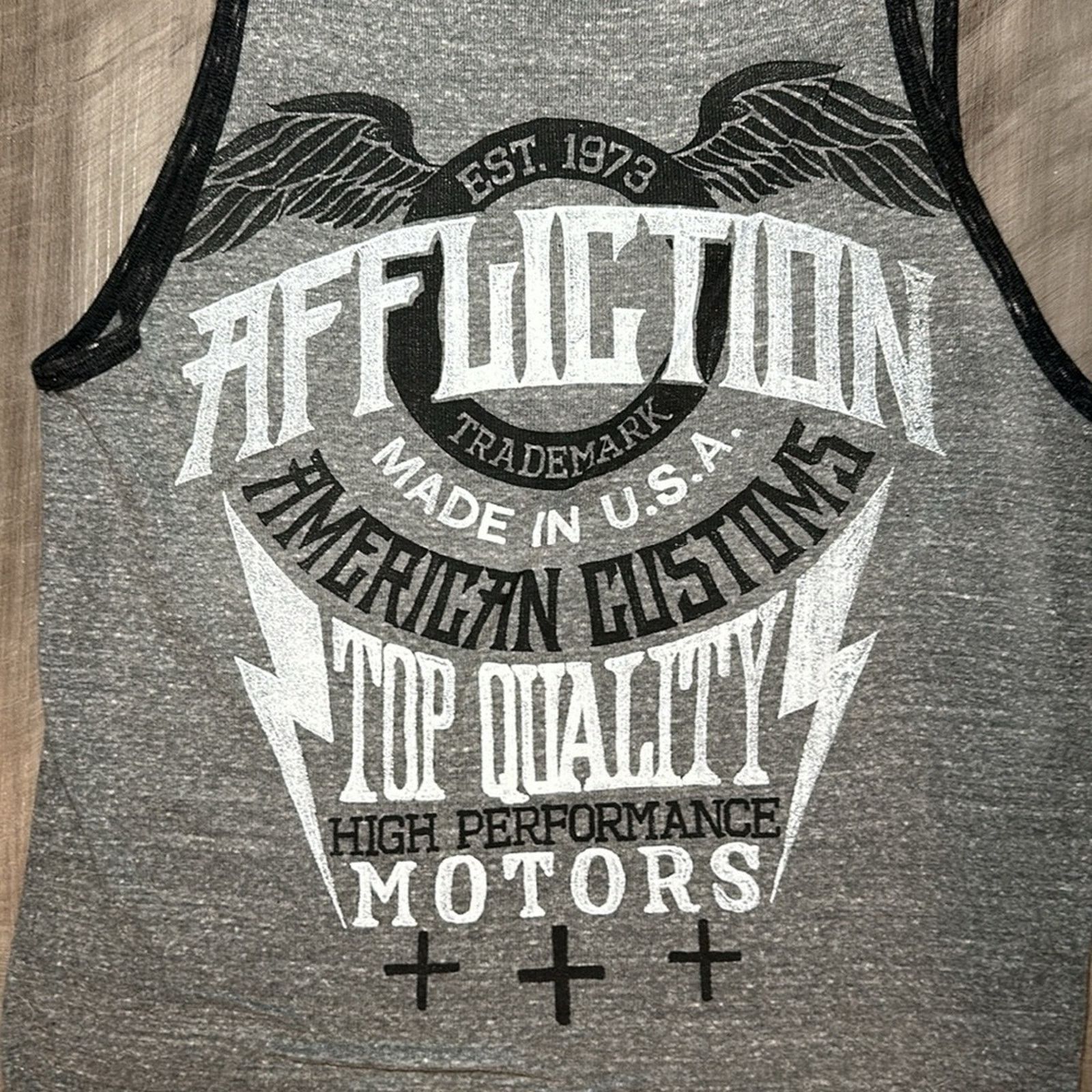 Affliction Affliction Motors American Customs Tank (NWOT) - Small Size US S / EU 44-46 / 1 - 3 Thumbnail