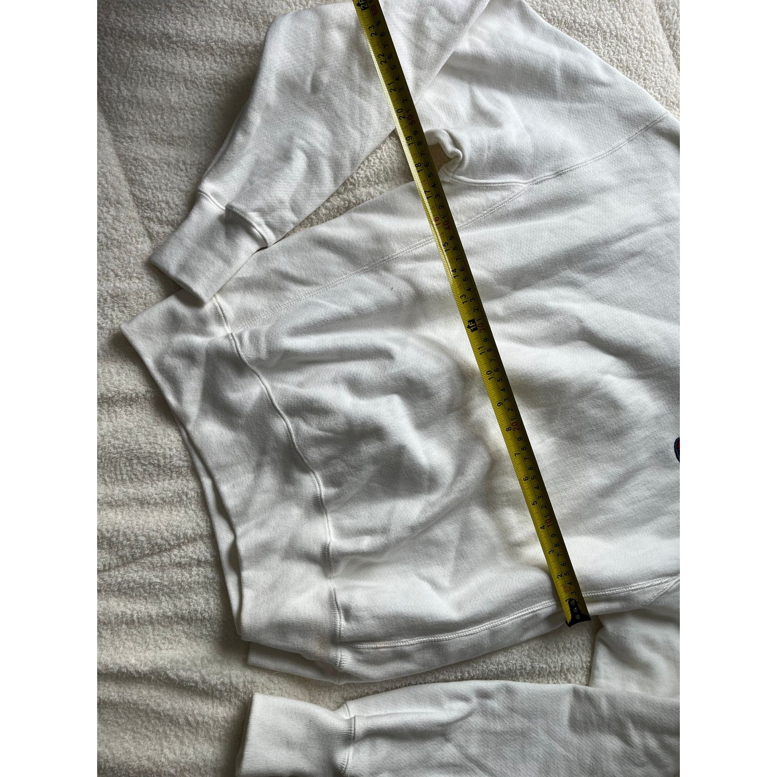 Champion Champion reverse weave white crewneck sweatshirt small Size US L / EU 52-54 / 3 - 3 Thumbnail