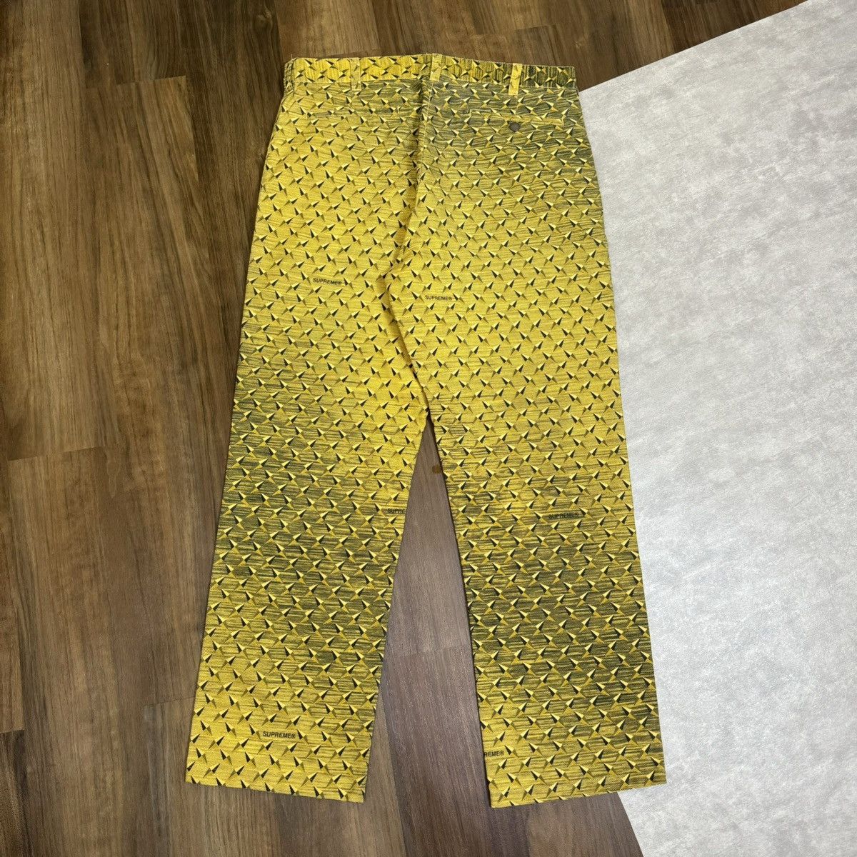 Supreme SUPREME - Diamond Plate Work Double Knee Pants Size US 34 / EU 50 - 9 Thumbnail
