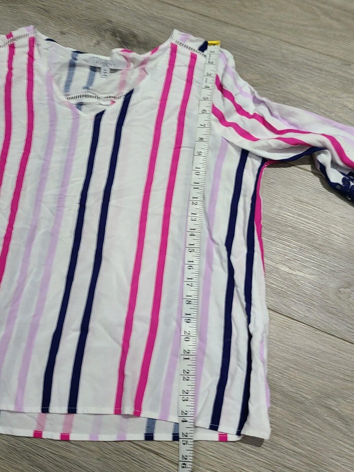 Designer Womens Tops Lot Large Embroidered Bell Sleeves Flutter Size L / US 10 / IT 46 - 11 Thumbnail